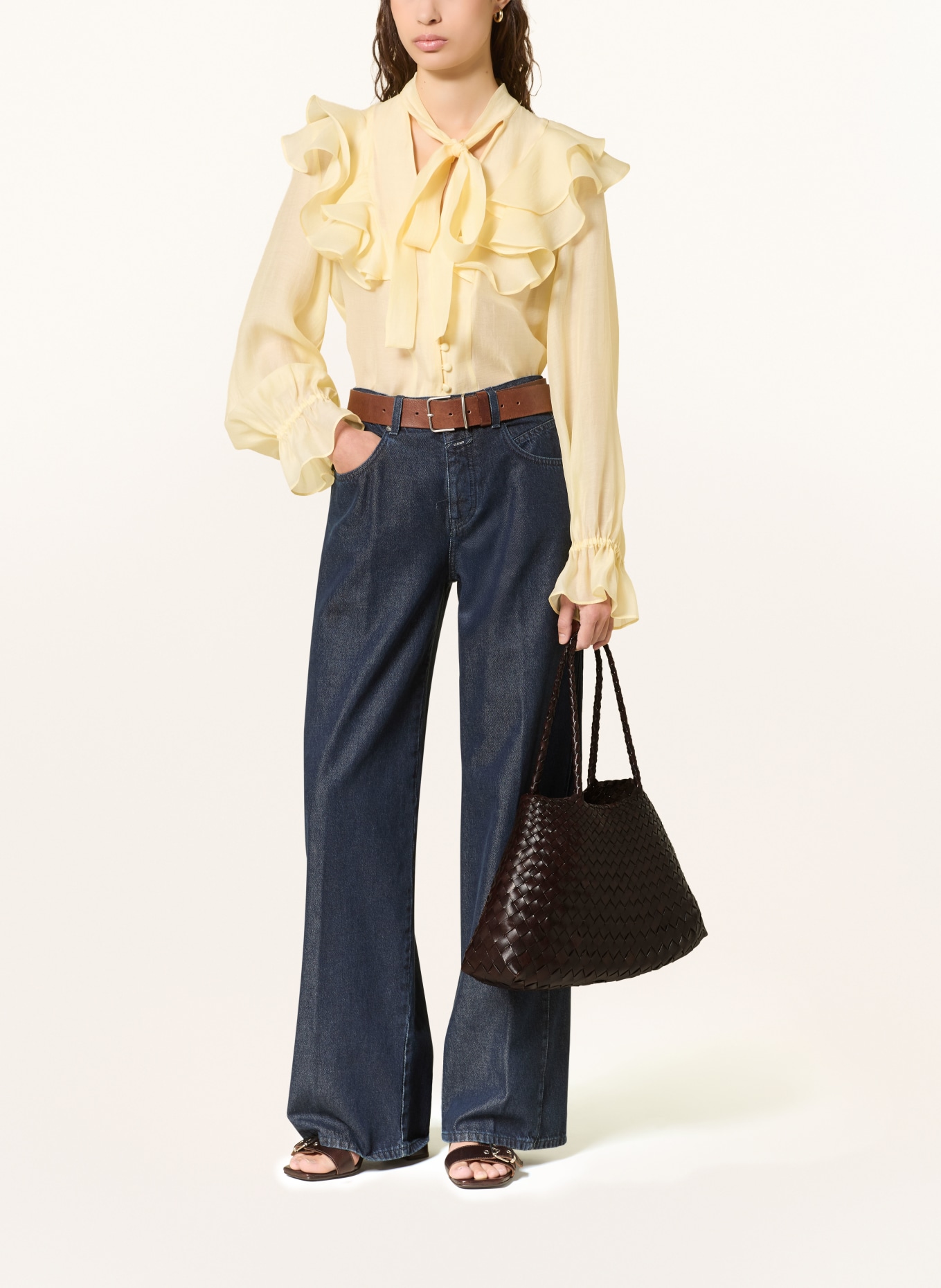 DRAGON DIFFUSION Shopper SANTA CROCE BIG: DARK BROWN