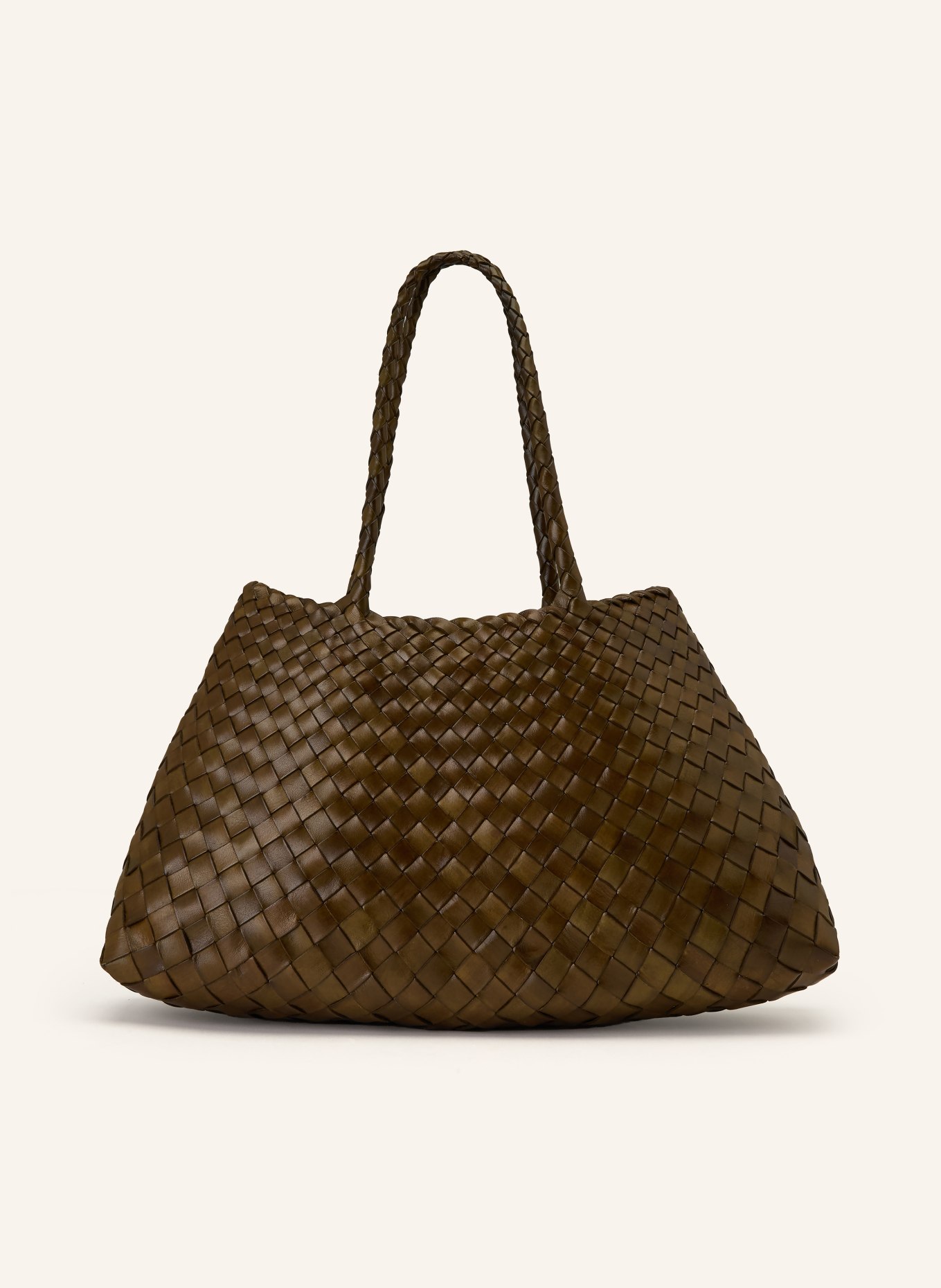 DRAGON DIFFUSION Torba shopper SANTA CROCE BIG: KHAKI