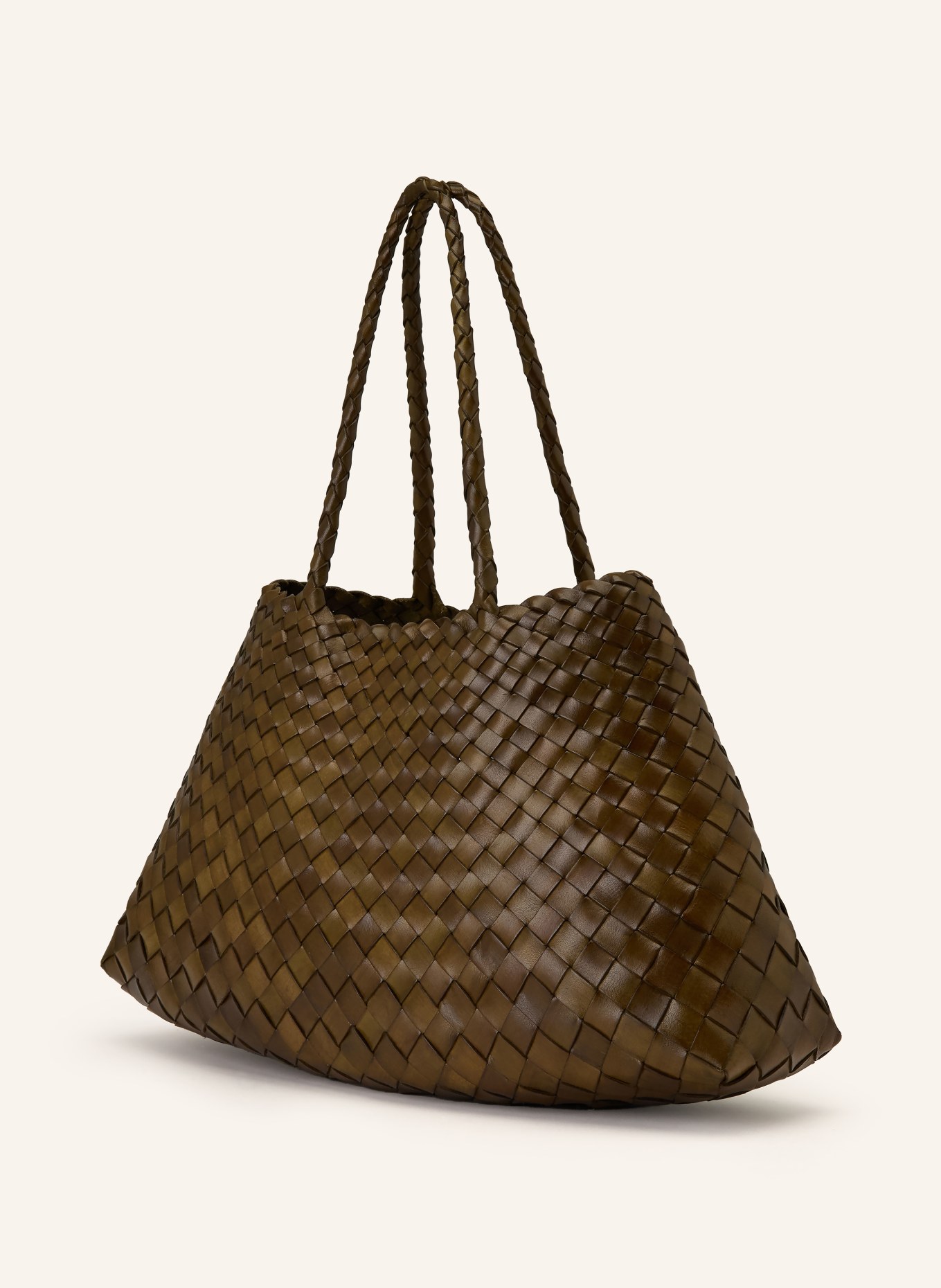DRAGON DIFFUSION Torba shopper SANTA CROCE BIG: KHAKI