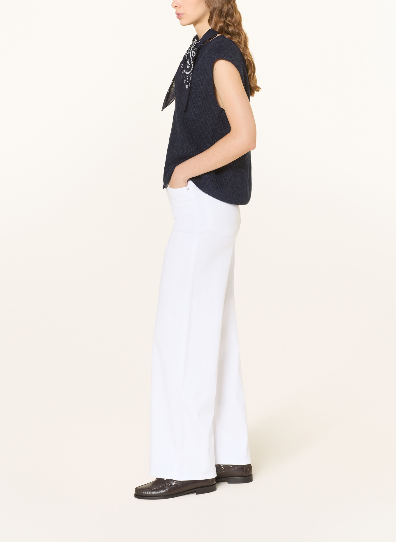 ONLY Culotte jeans: WHITE
