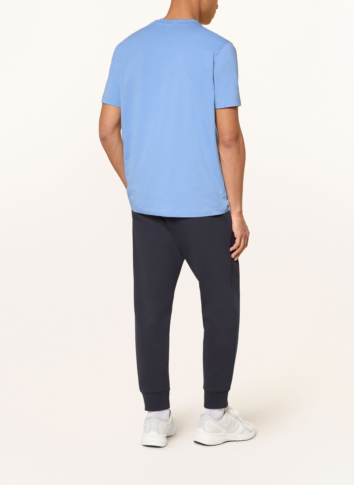 BOSS T-shirt TEE: NIEBIESKI