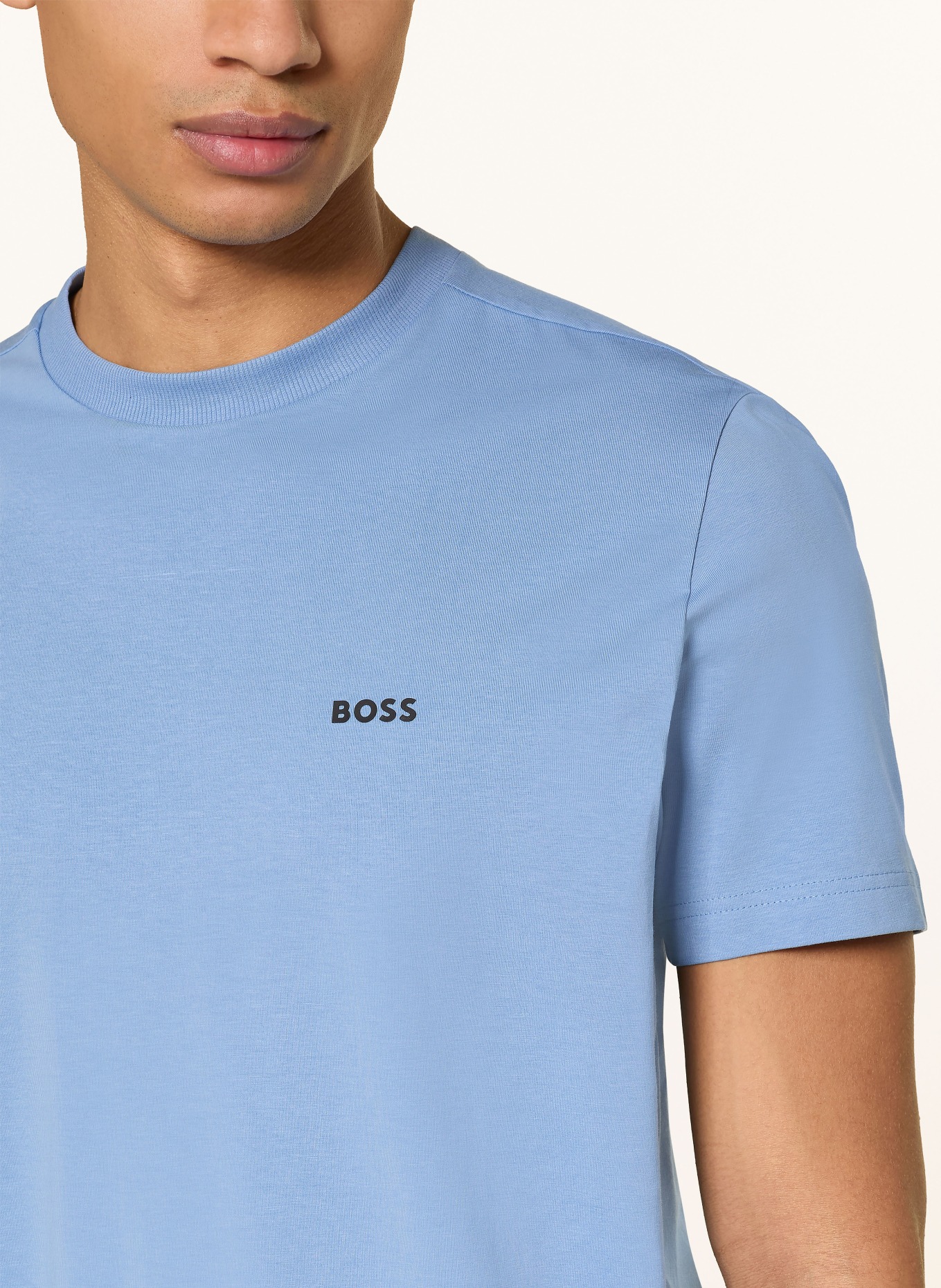 BOSS T-shirt TEE: NIEBIESKI