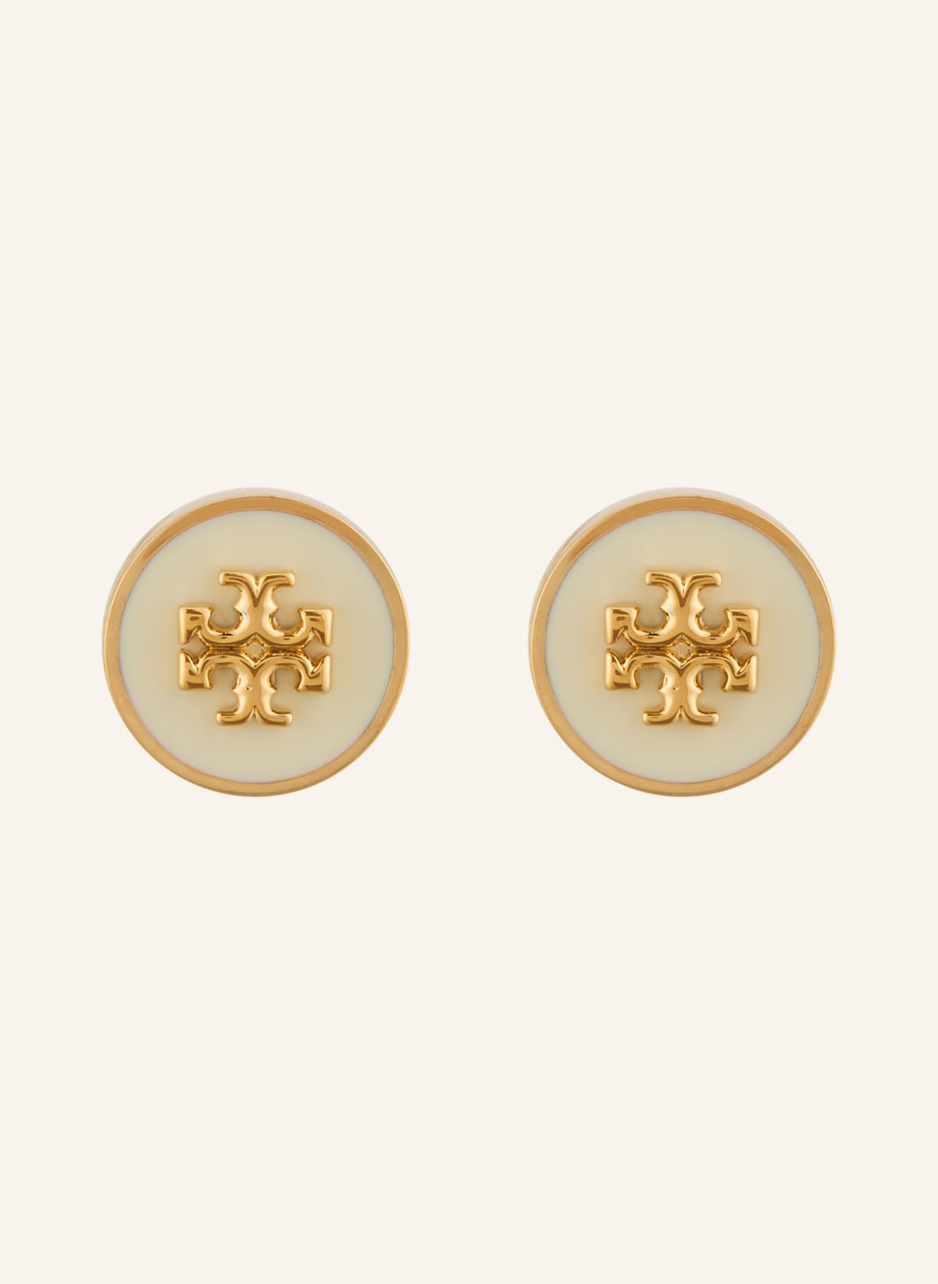 TORY BURCH Ohrstecker KIRA ENAMEL: GOLD / WEISS