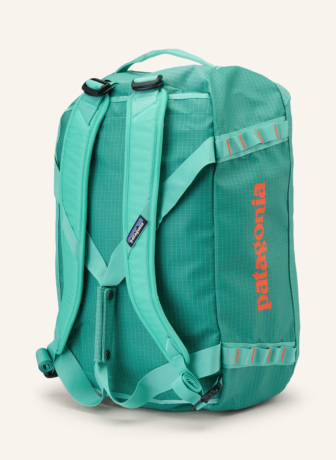patagonia Cestovní taška BLACK HOLE® 40 l: ZELENÁ / ORANŽOVÁ