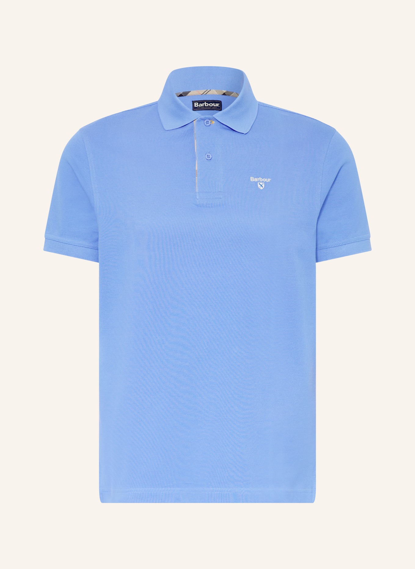 Barbour Piqué poloshirt: BLAUW