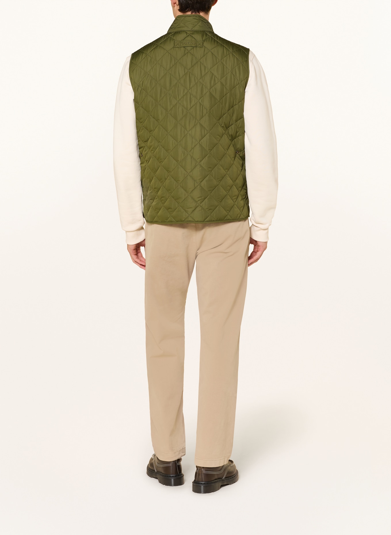 Barbour Prošívaná vesta: OLIVOVÁ