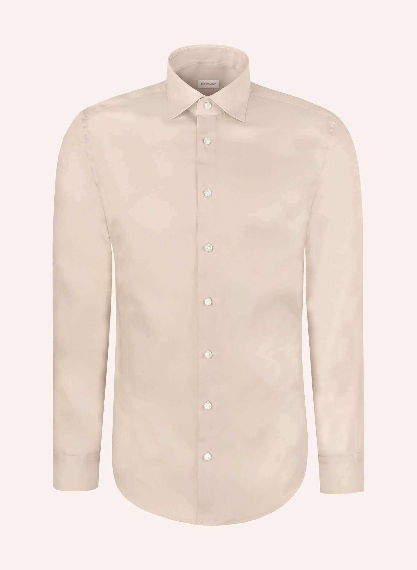 seidensticker Hemd Slim Fit: BEIGE