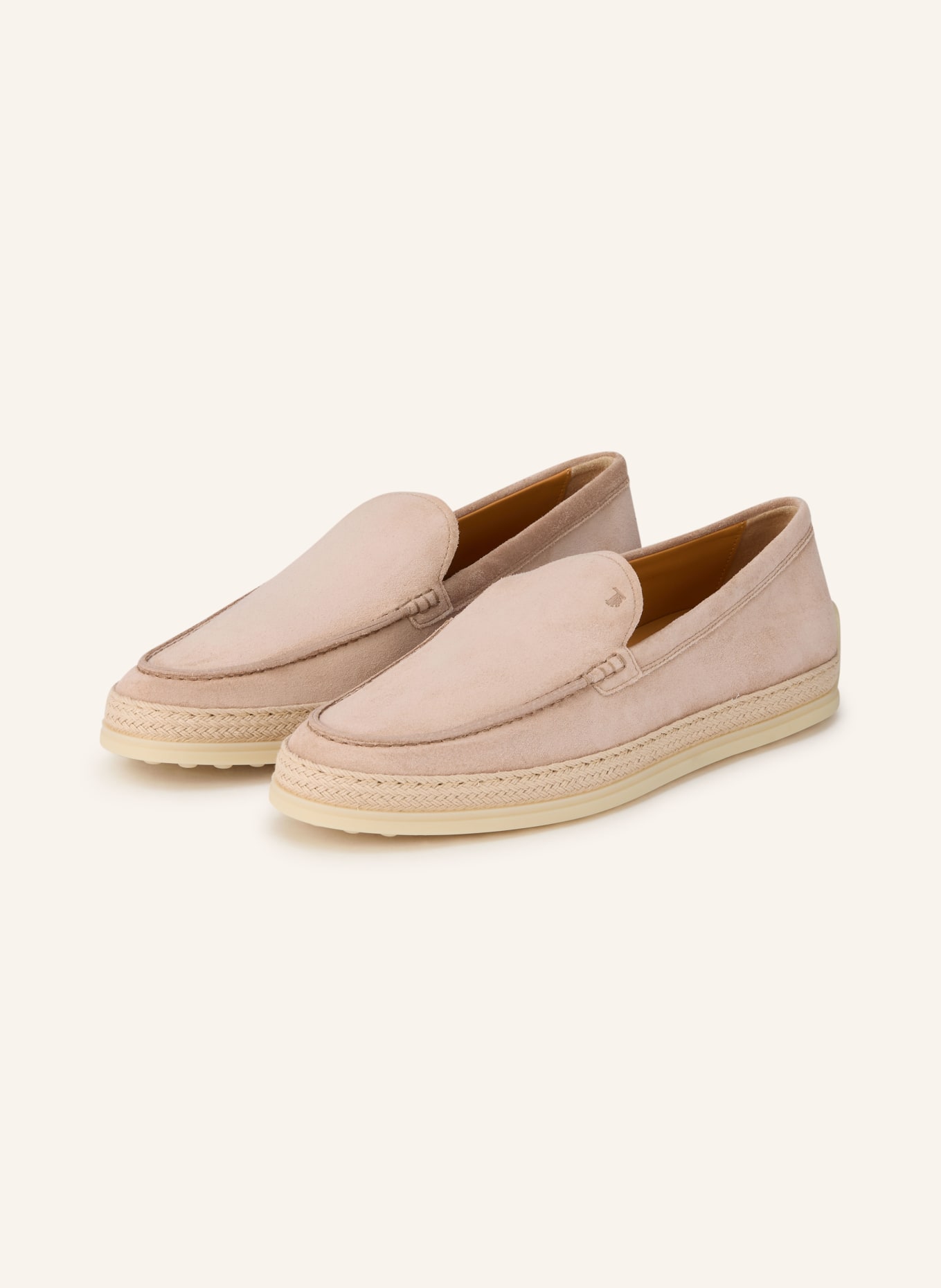 TOD'S Mokassins GOMMA RAFIA 92K: ROSÉ