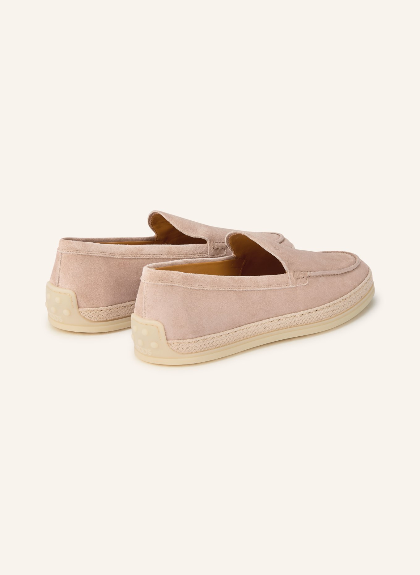 TOD'S Mokassins GOMMA RAFIA 92K: ROSÉ