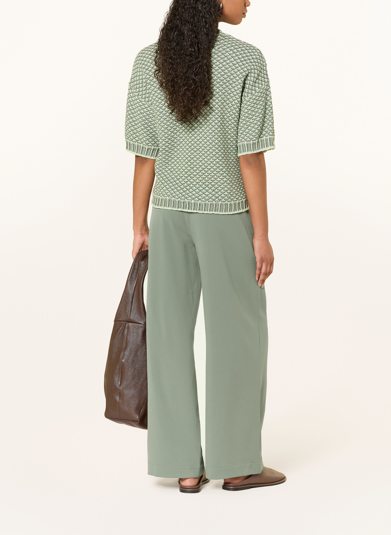 MSCH COPENHAGEN Marlene broek MSCHHENRIKA: LICHTGROEN