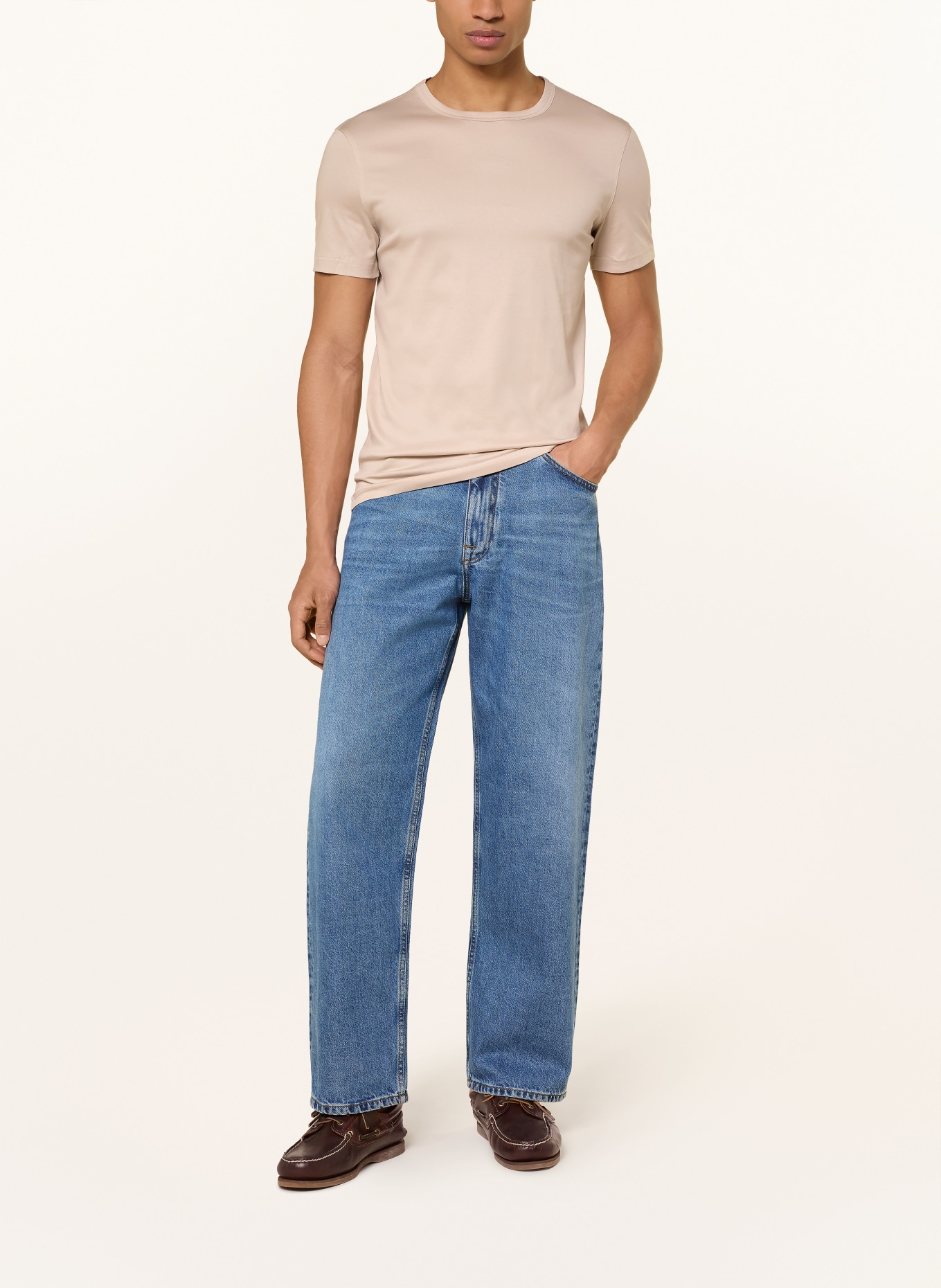 MOS MOSH Gallery T-shirt PERRY CRUNCH: BEIGE