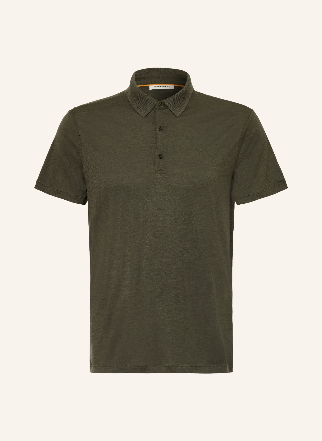 icebreaker Funktions-Poloshirt 150 TECH LITE III aus Merinowolle: KHAKI