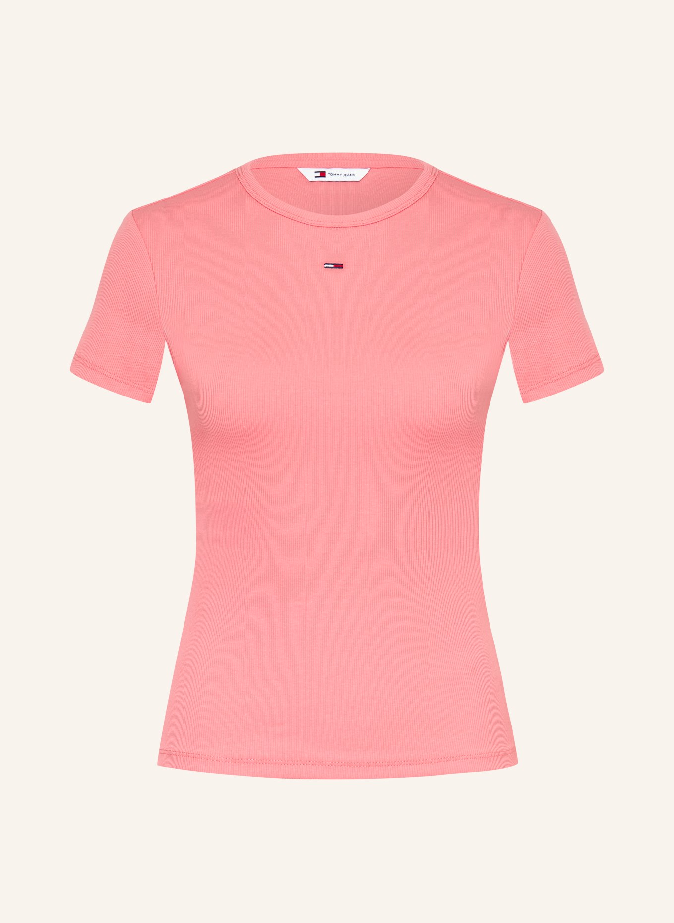 TOMMY JEANS Tričko: RŮŽOVÁ