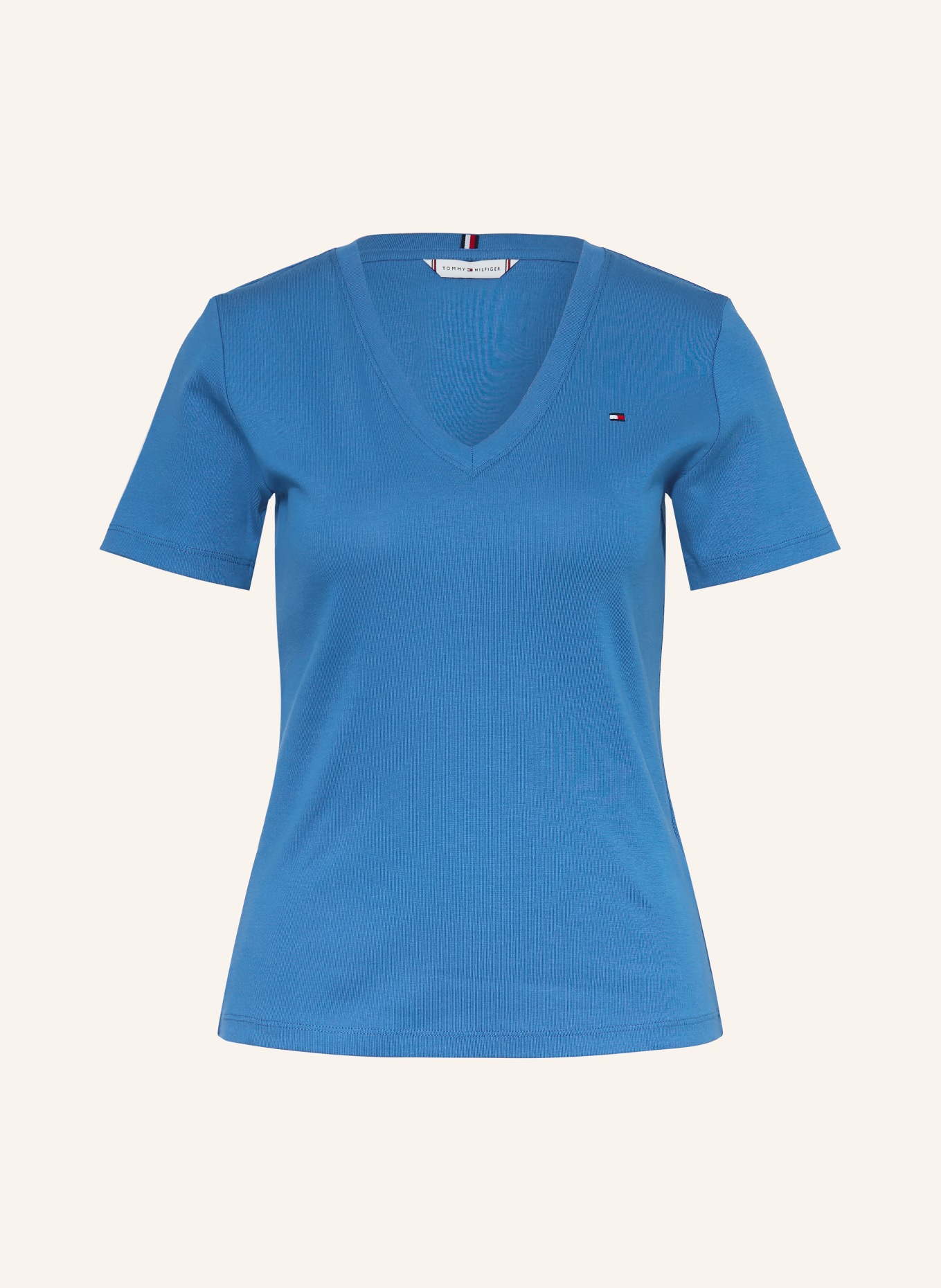 TOMMY HILFIGER T-Shirt: BLAU
