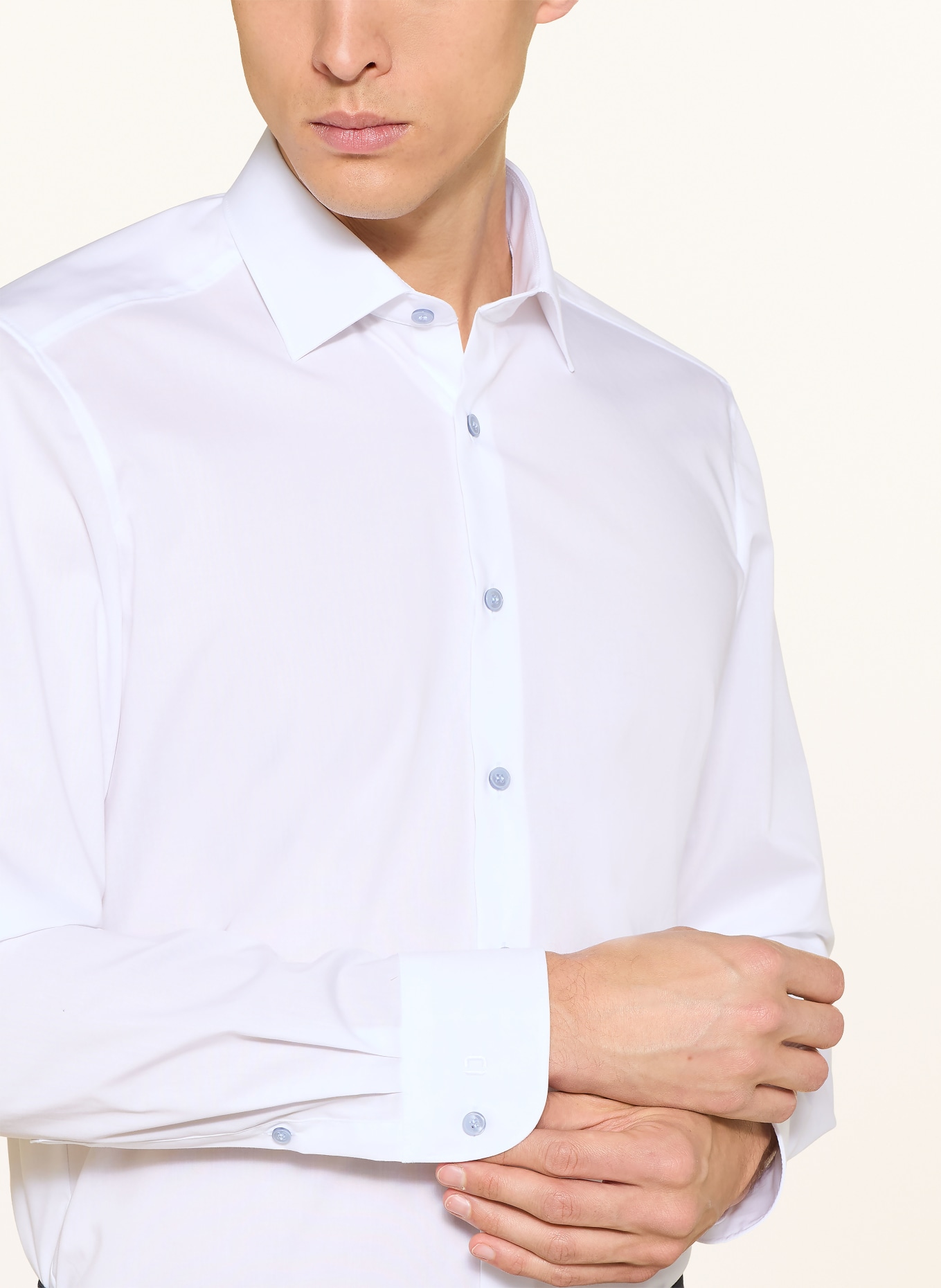 OLYMP Hemd Level Five body fit: WEISS