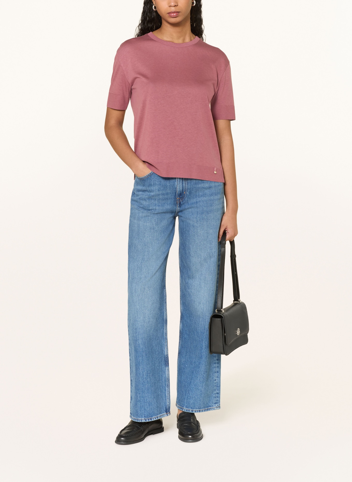 HERNO Tričko: STARORŮŽOVÁ