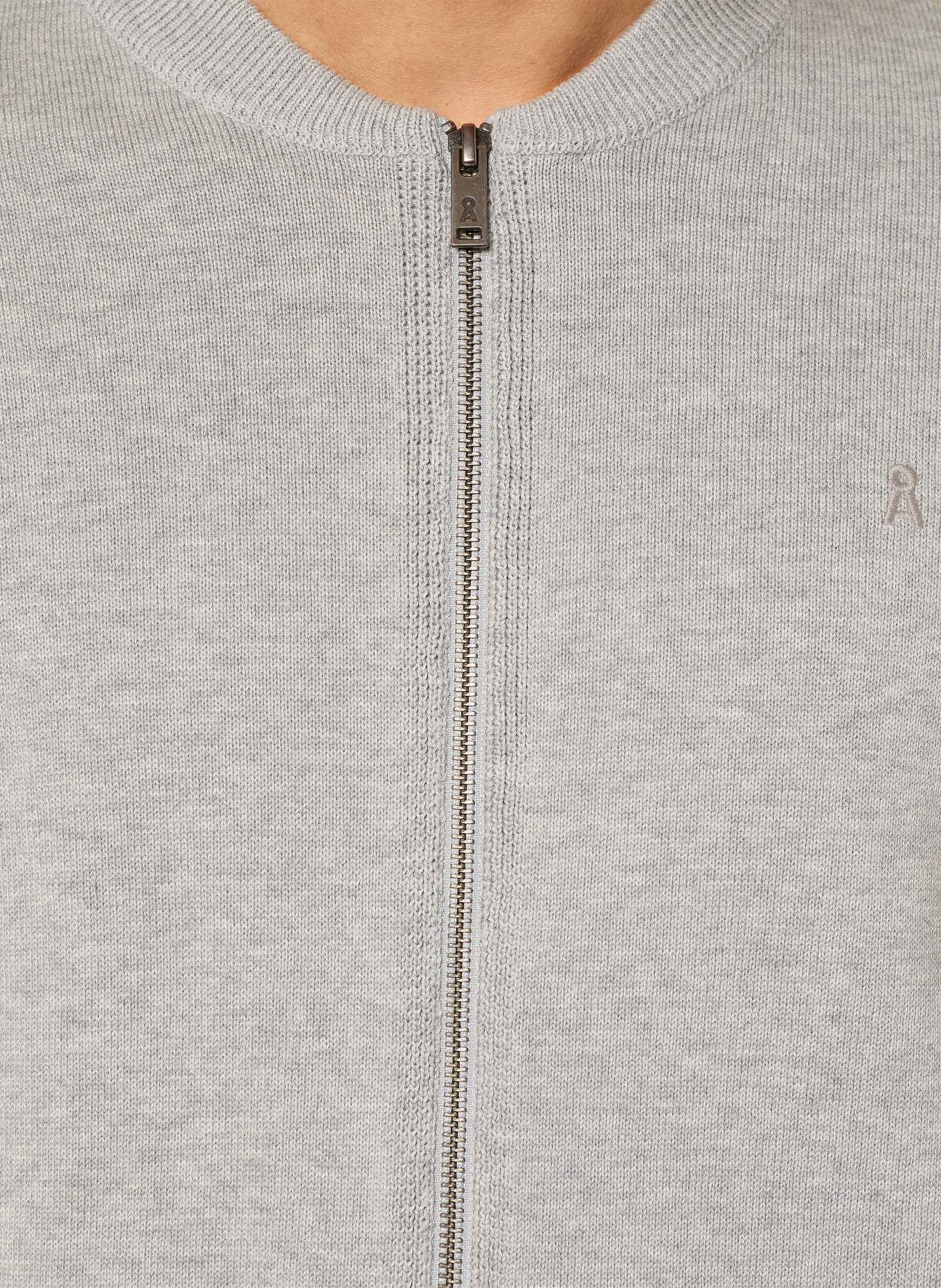 ARMEDANGELS Cardigan AGAAMO: GRIS CLAIR