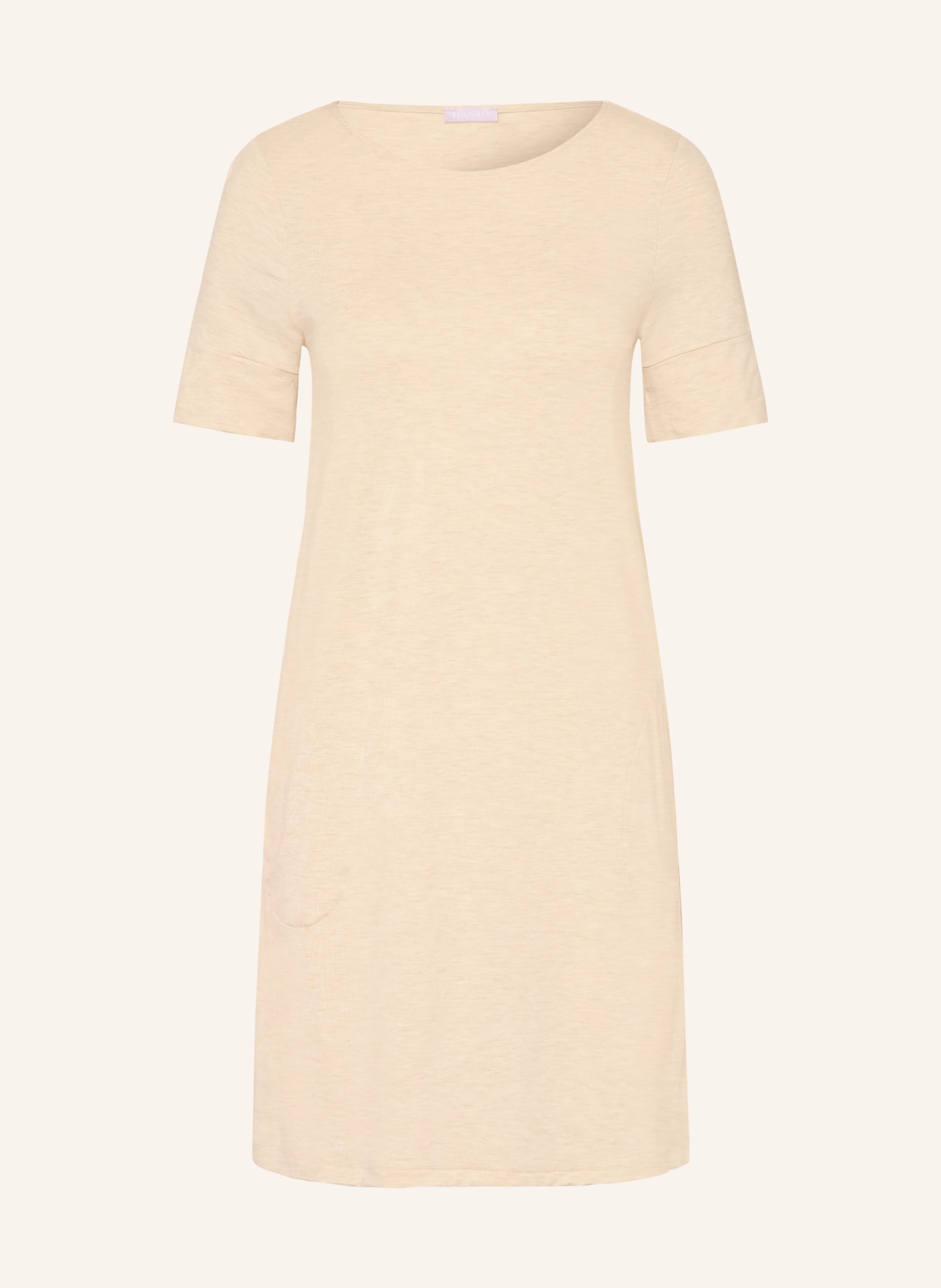 HANRO Noční košile NATURAL ELEGANCE: BÉŽOVÁ