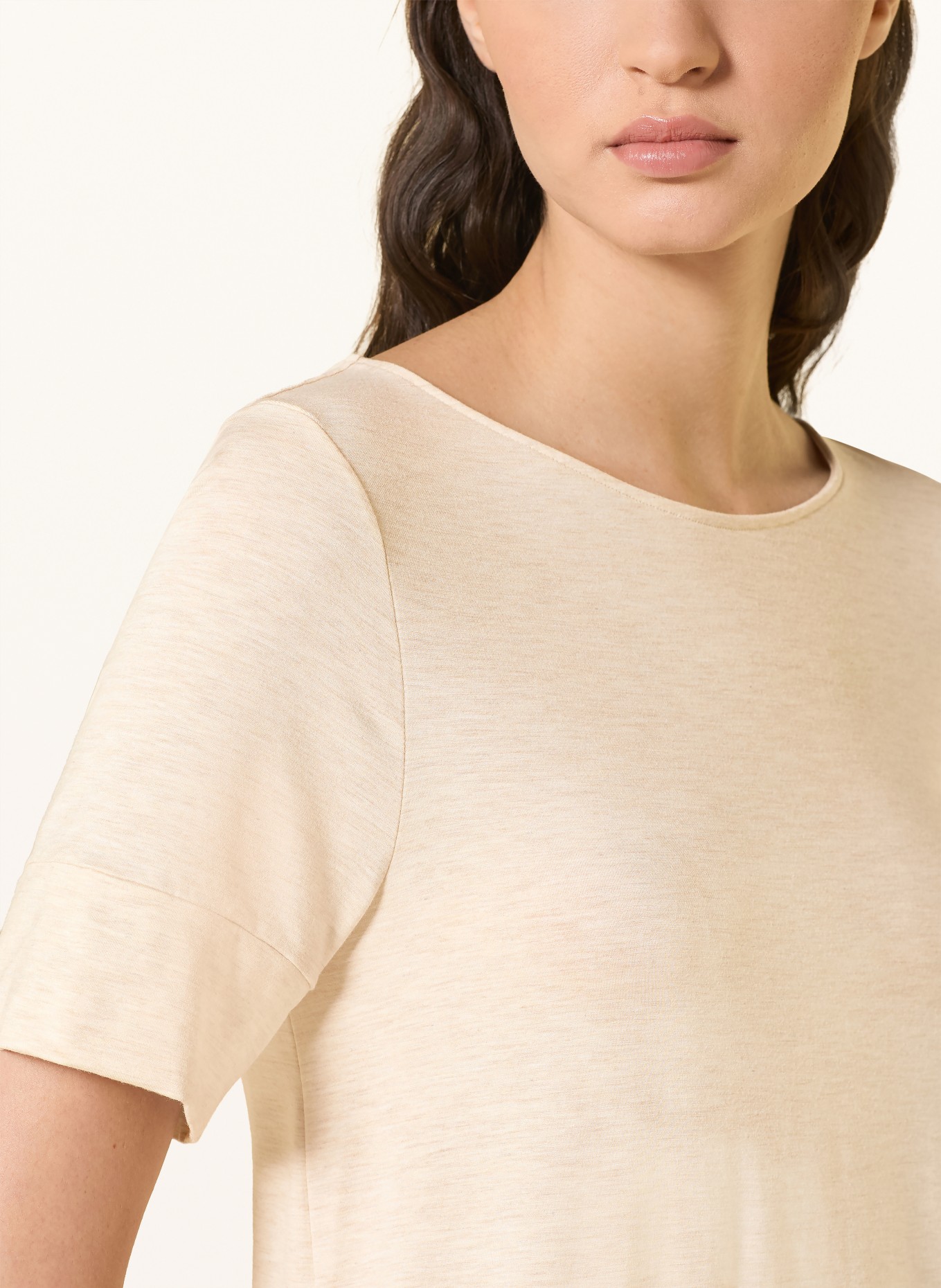 HANRO Noční košile NATURAL ELEGANCE: BÉŽOVÁ