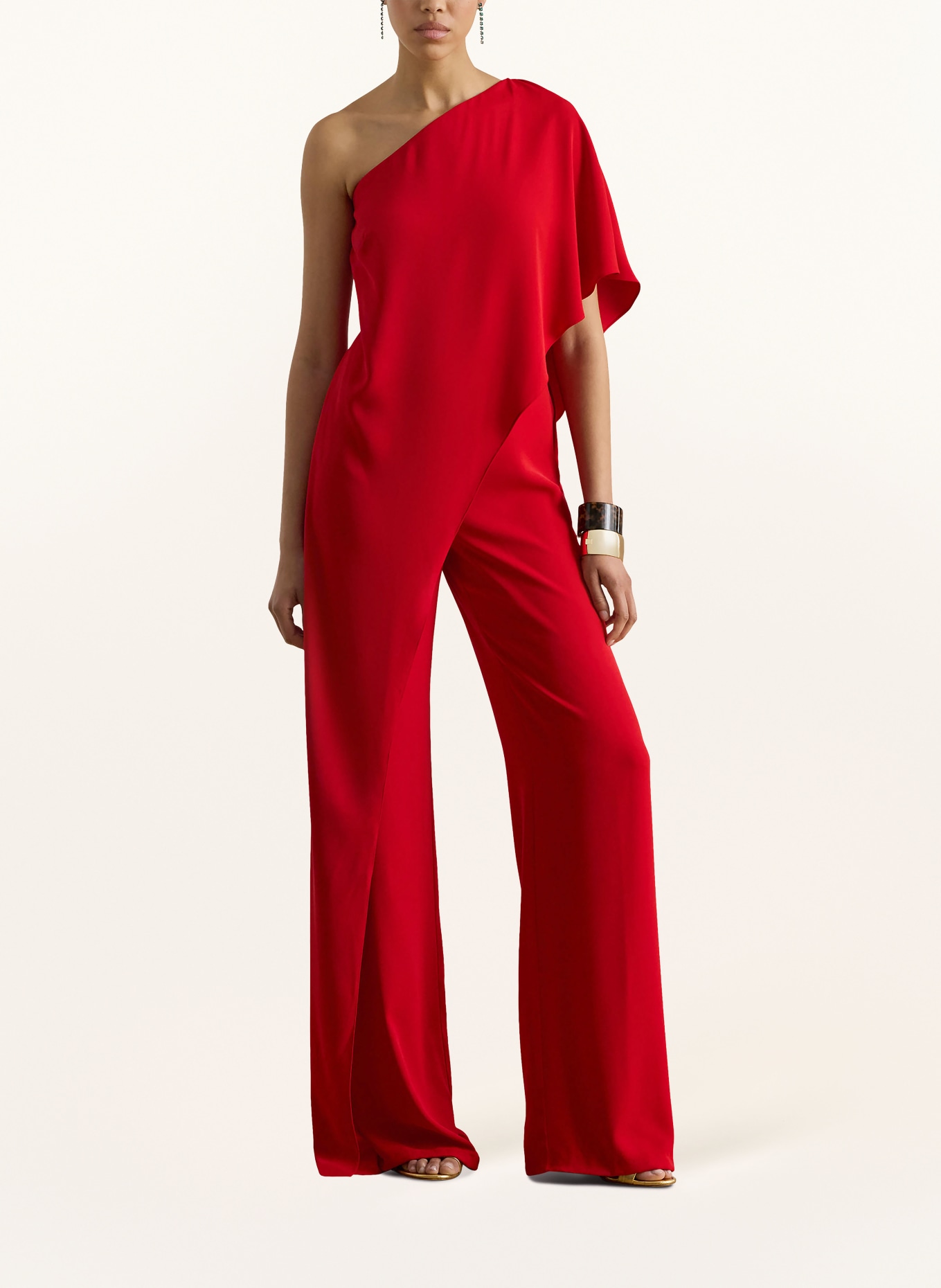 LAUREN RALPH LAUREN One-shoulder jumpsuit APRIL: RED