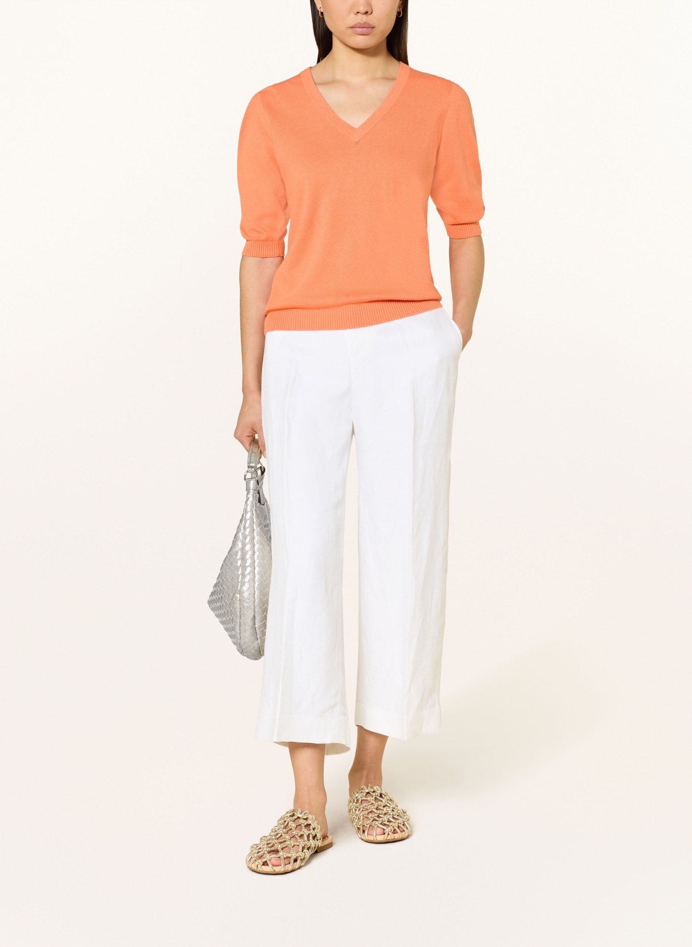 BEAUMONT Úpletové tričko EVER: ORANŽOVÁ