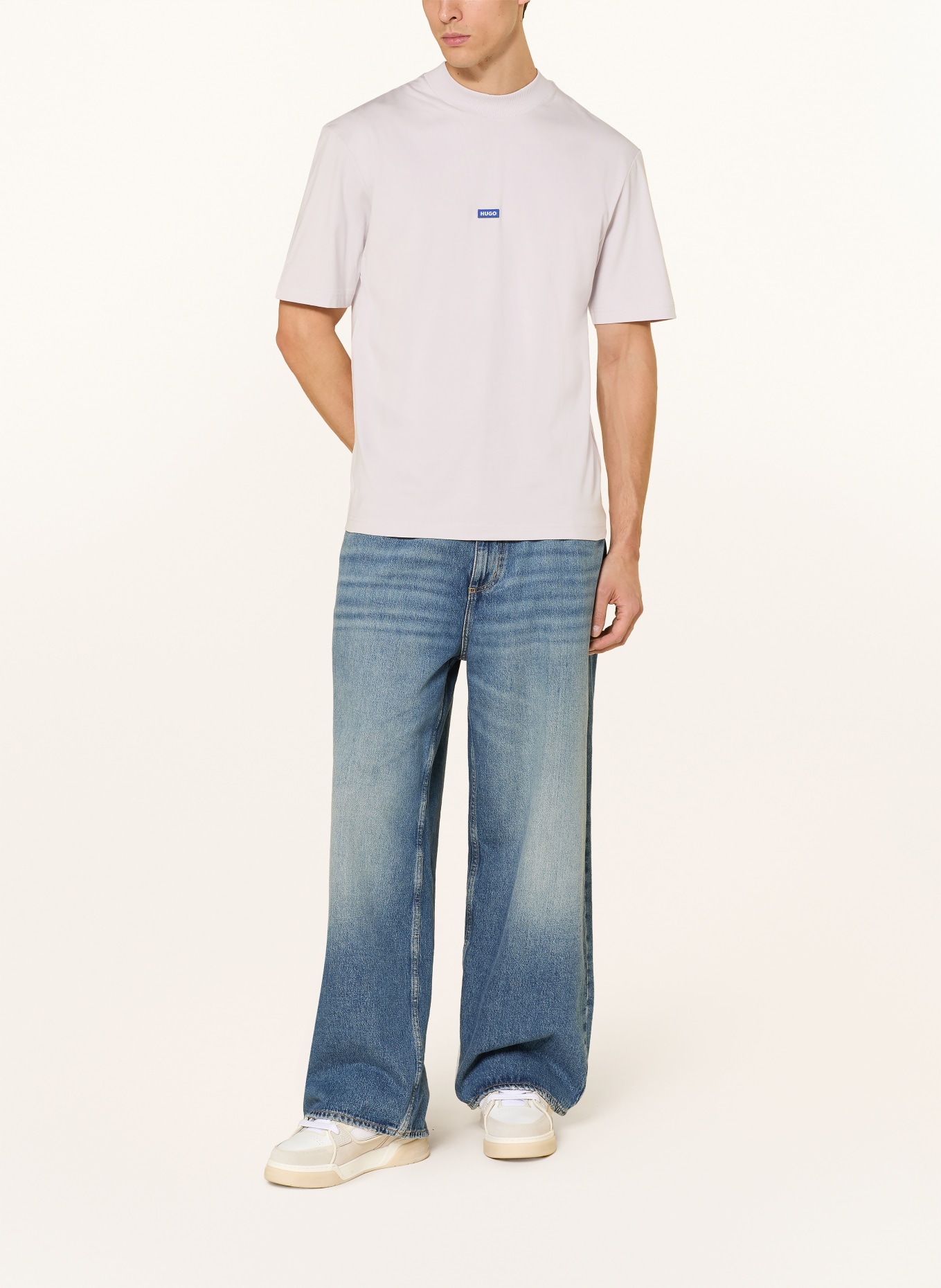 HUGO T-Shirt NIEROS: ROSÉ