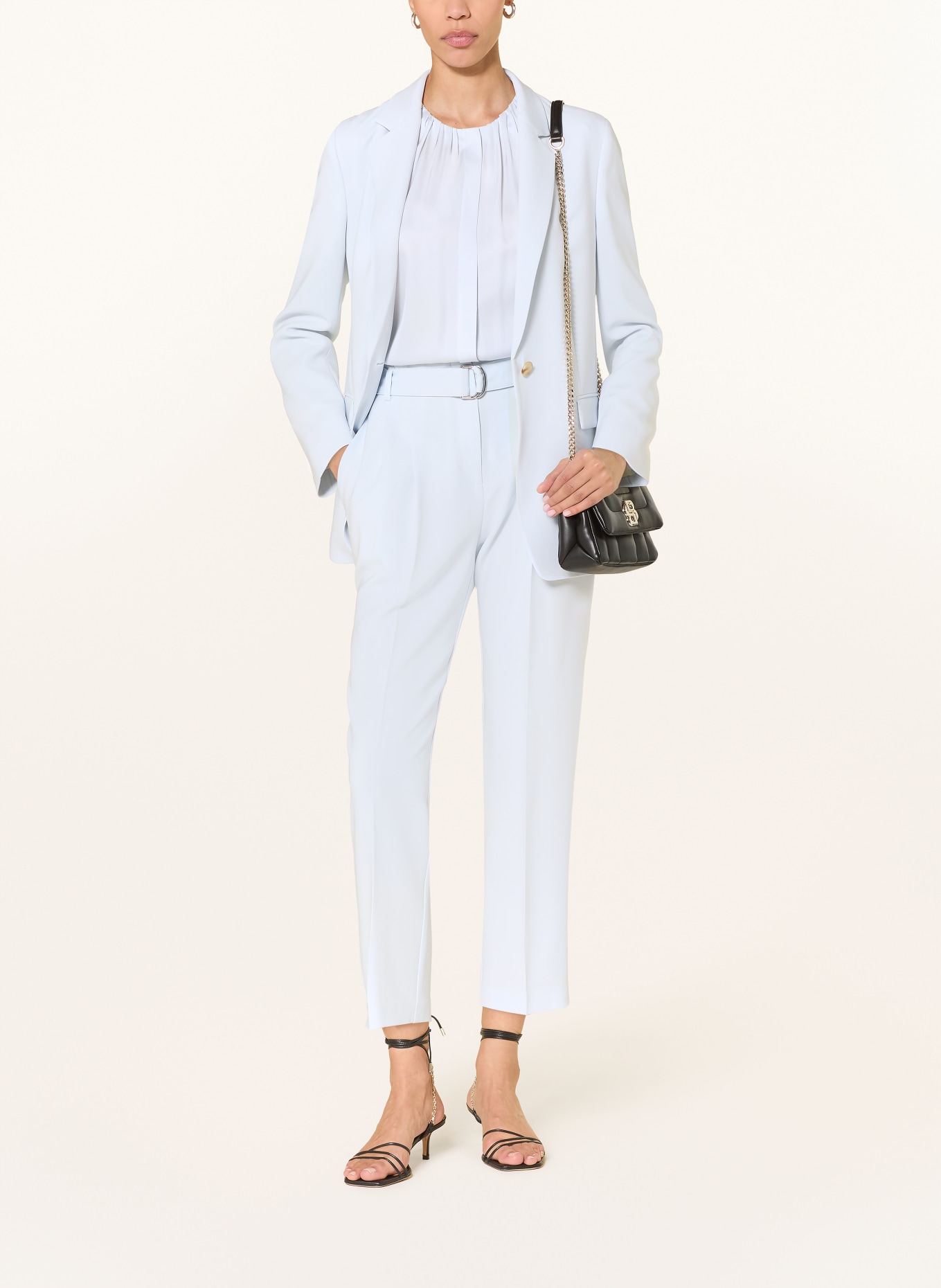 BOSS 7/8 pants TAPIAH: LIGHT BLUE