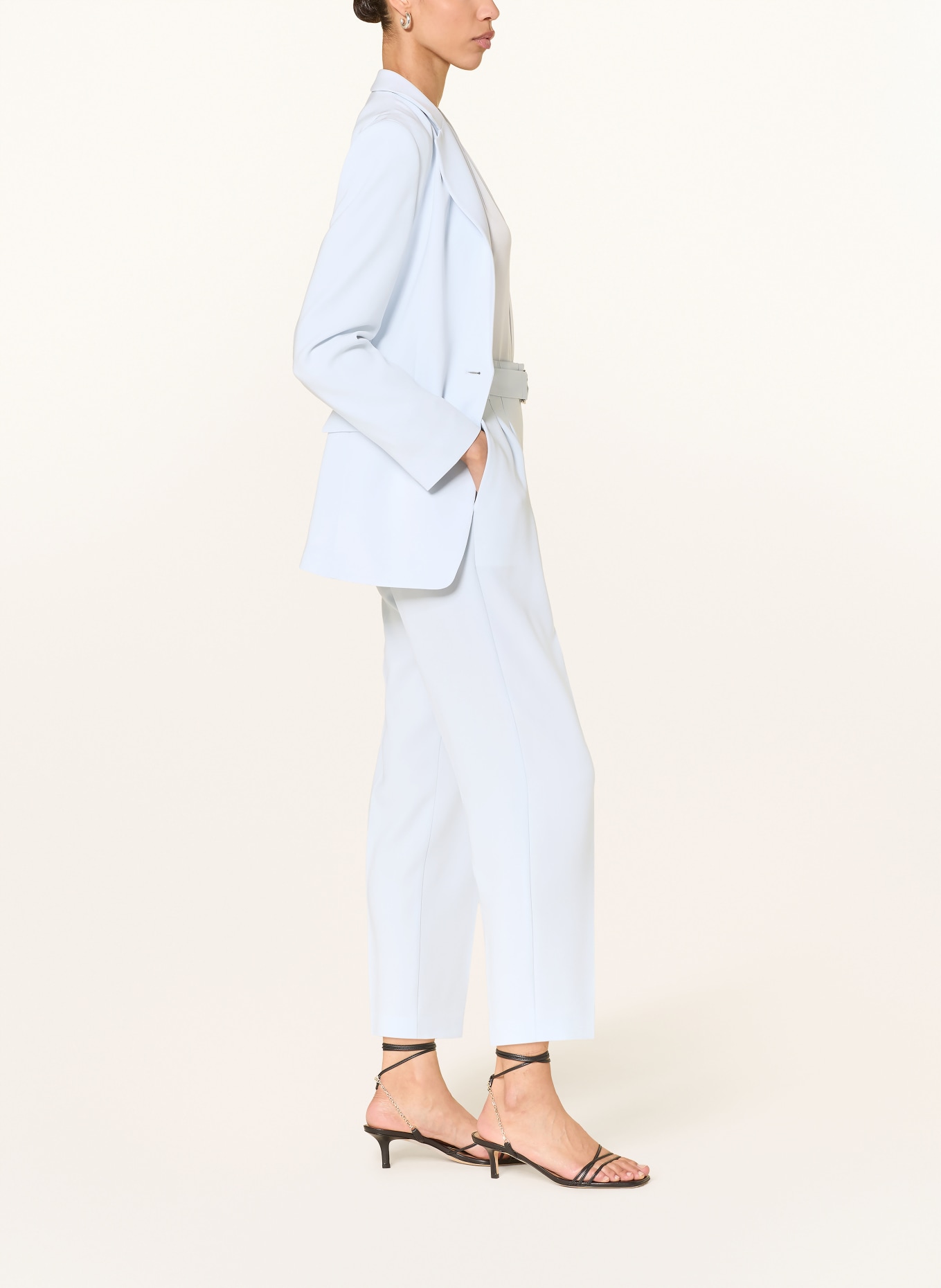 BOSS 7/8 pants TAPIAH: LIGHT BLUE