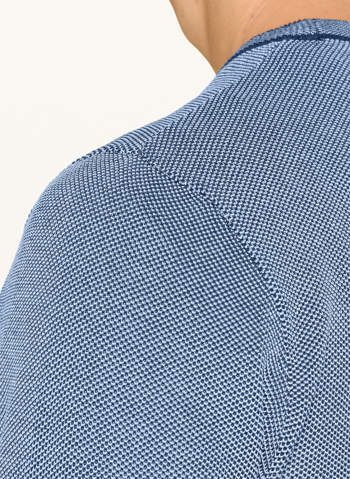 MAERZ MUENCHEN Sweater: DARK BLUE / LIGHT BLUE