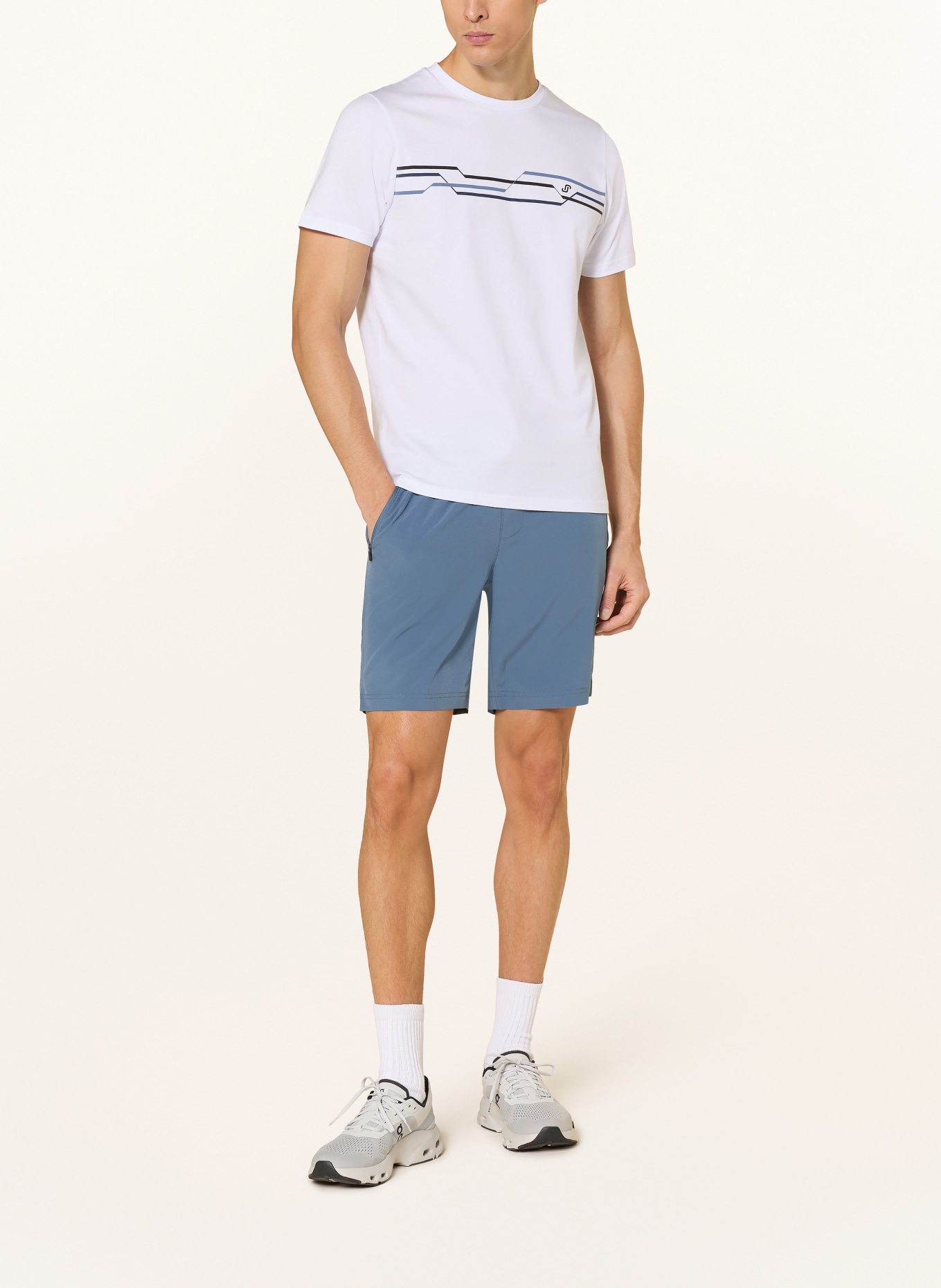 JOY sportswear Trainingsshorts MAREK: BLAU