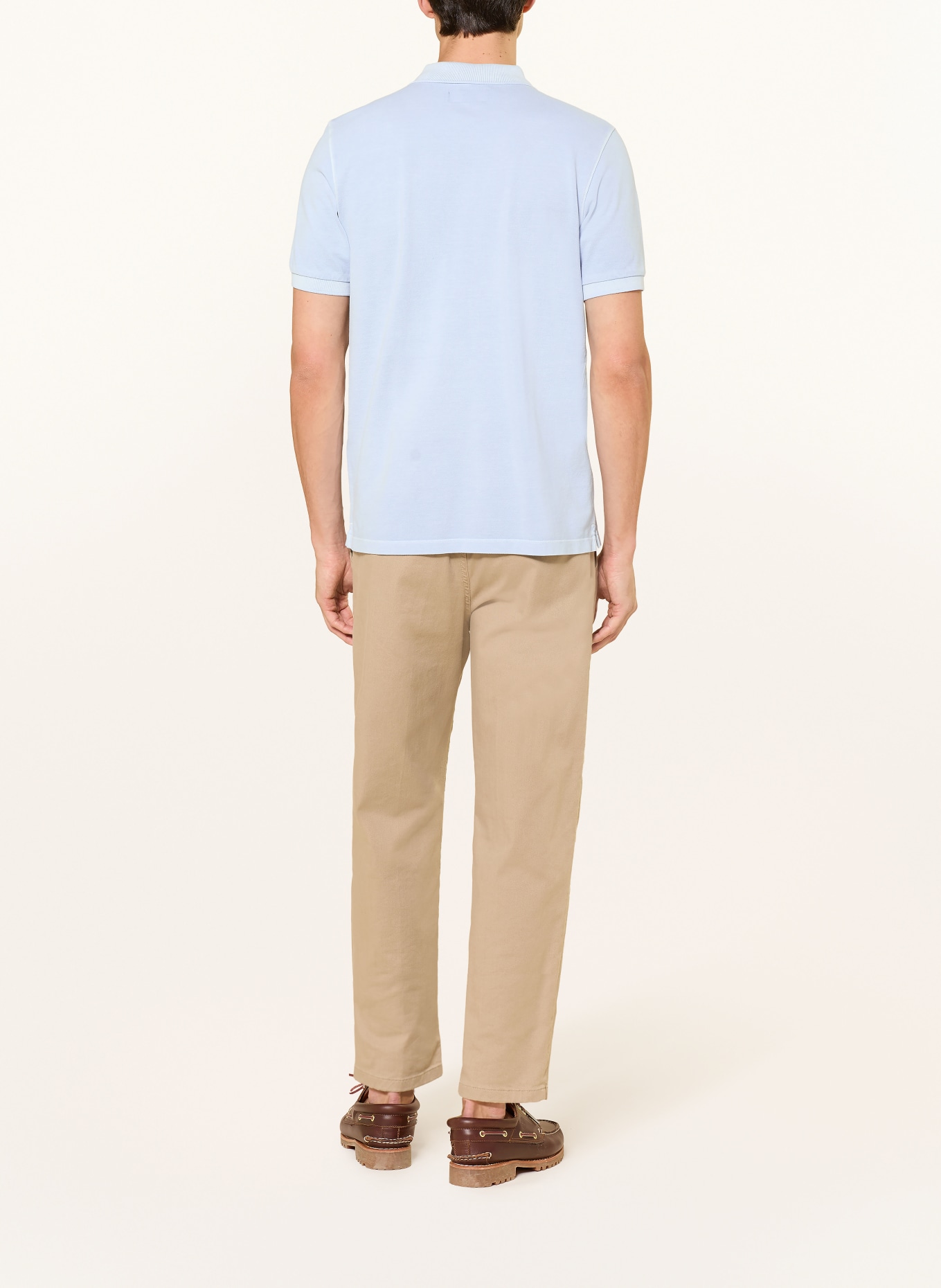 Marc O'Polo Piqué-Poloshirt: HELLBLAU