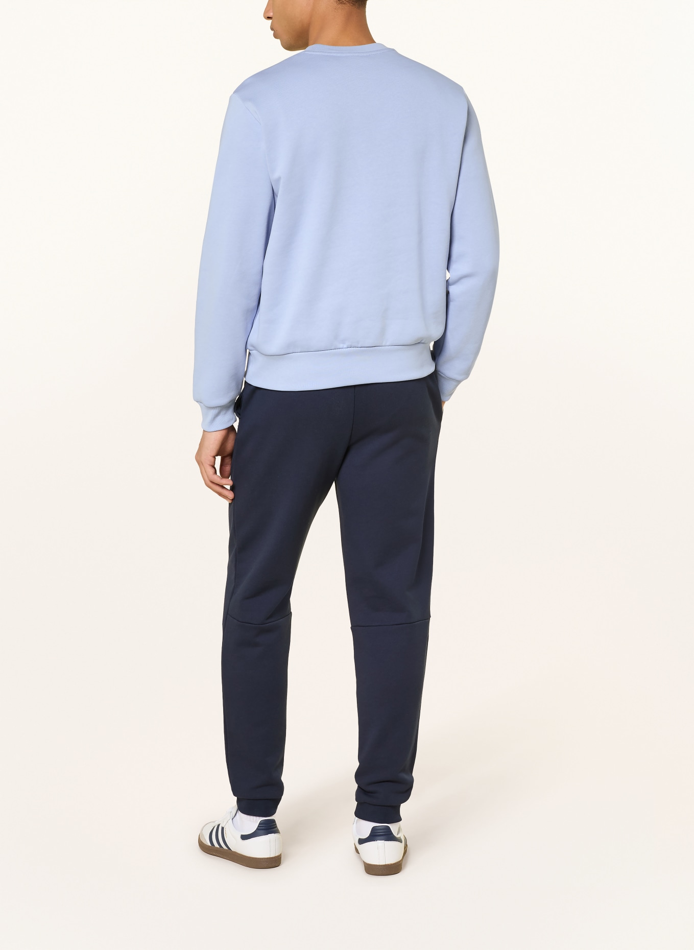 LACOSTE sweat-shirt: BLEU CLAIR