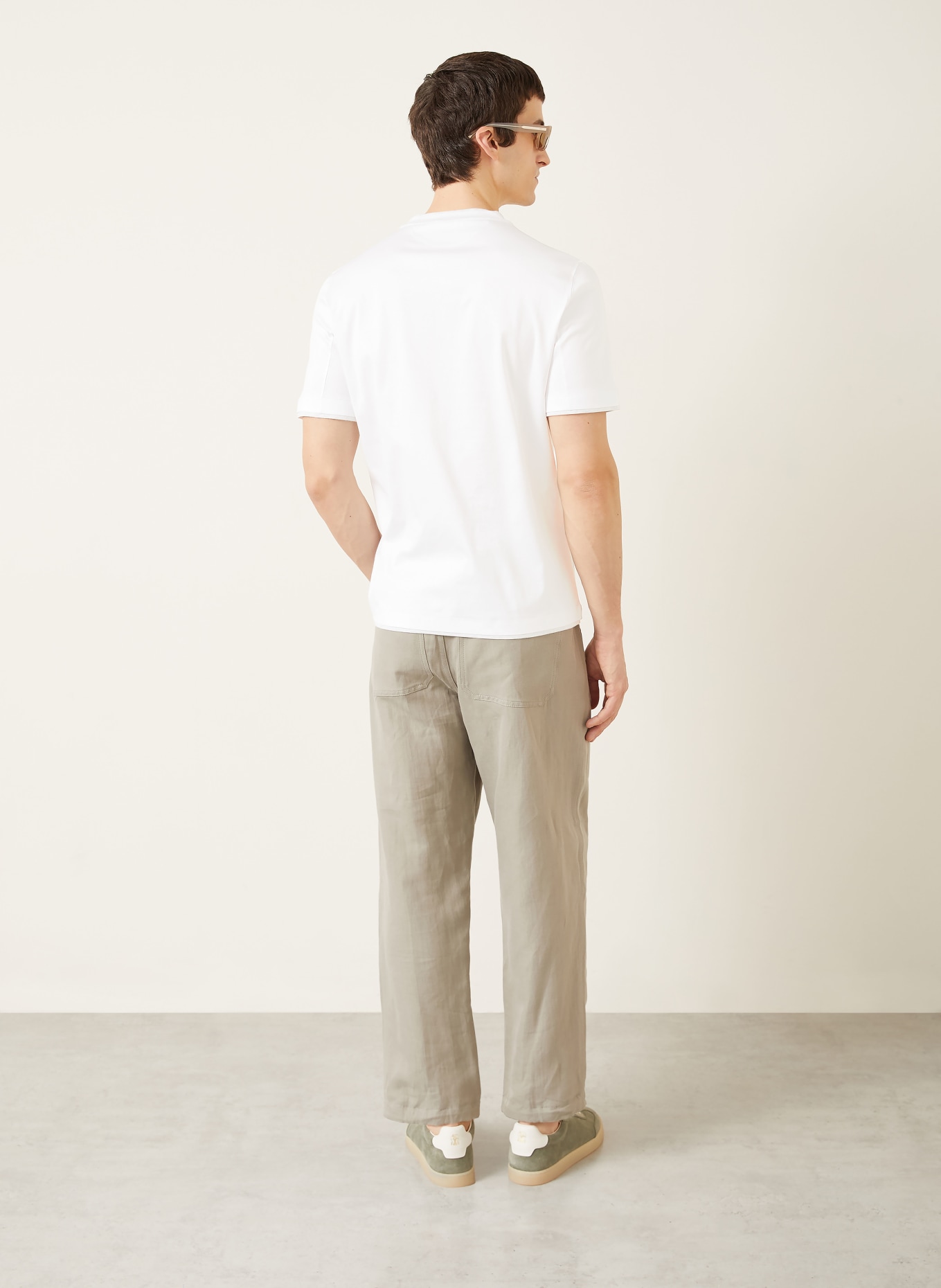 BRUNELLO CUCINELLI T-shirt: WHITE / GRAY