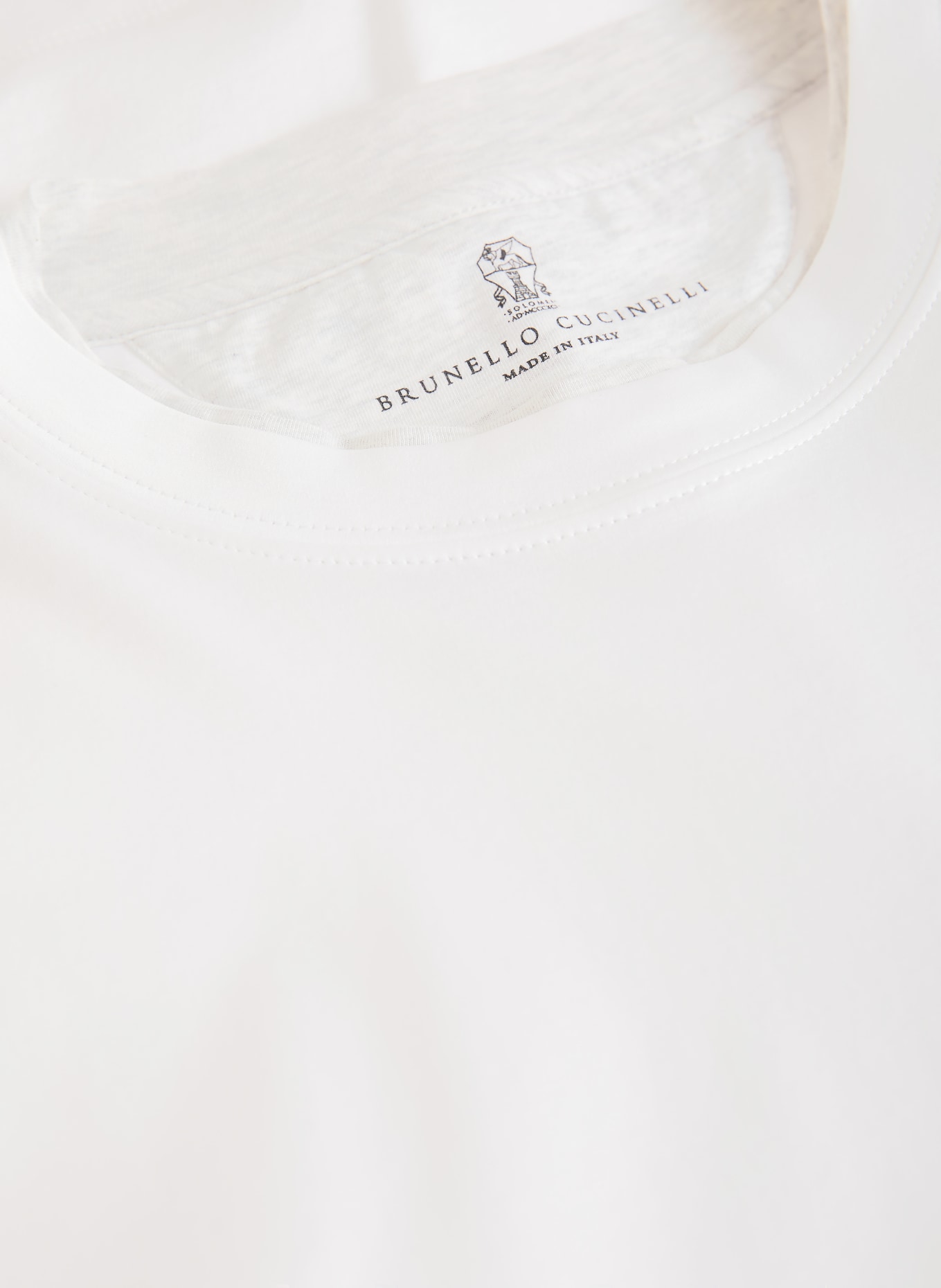 BRUNELLO CUCINELLI T-shirt: WHITE / GRAY