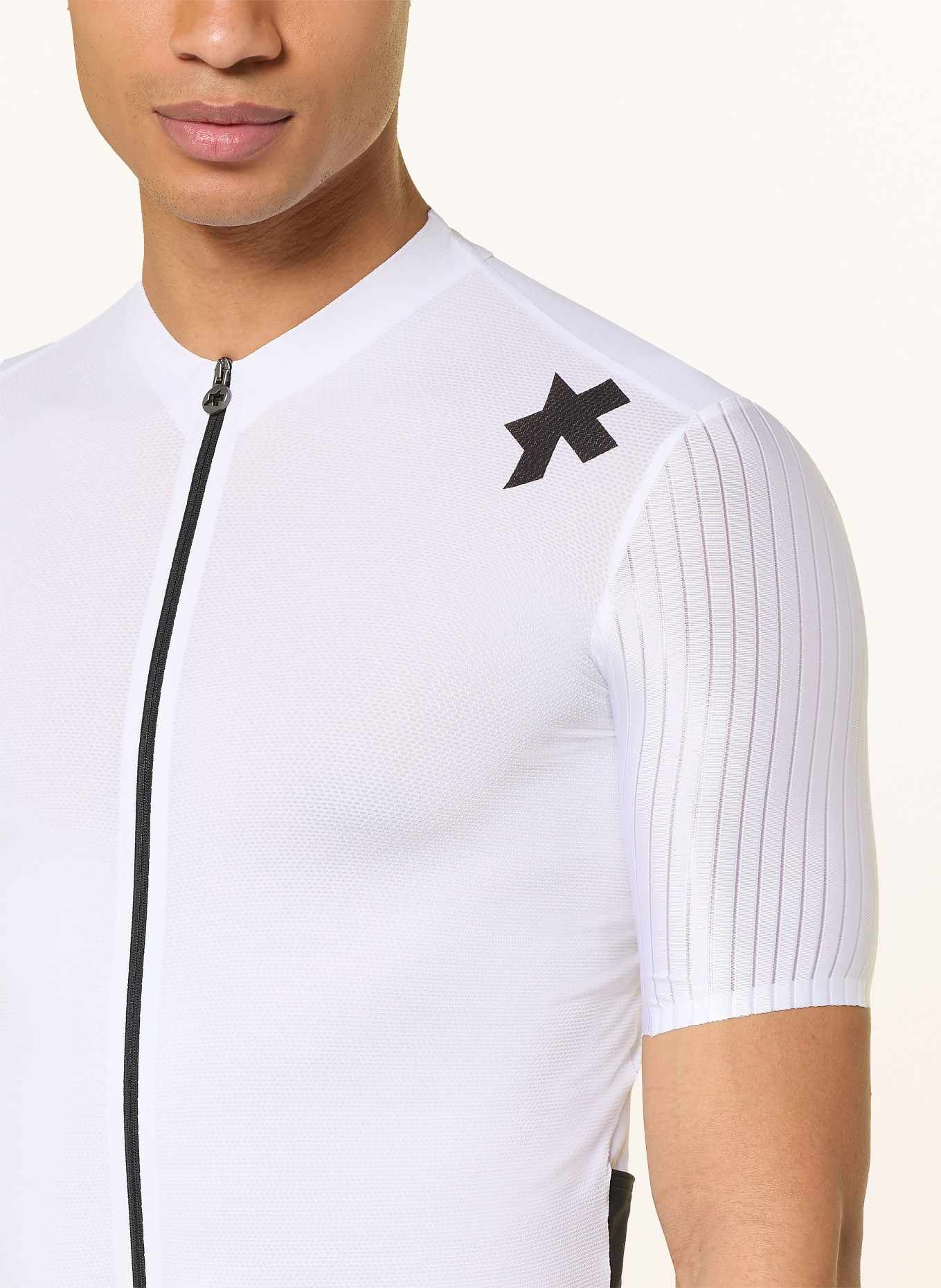 ASSOS Koszulka rowerowa EQUIPE RS S11: BIAŁY / CZARNY