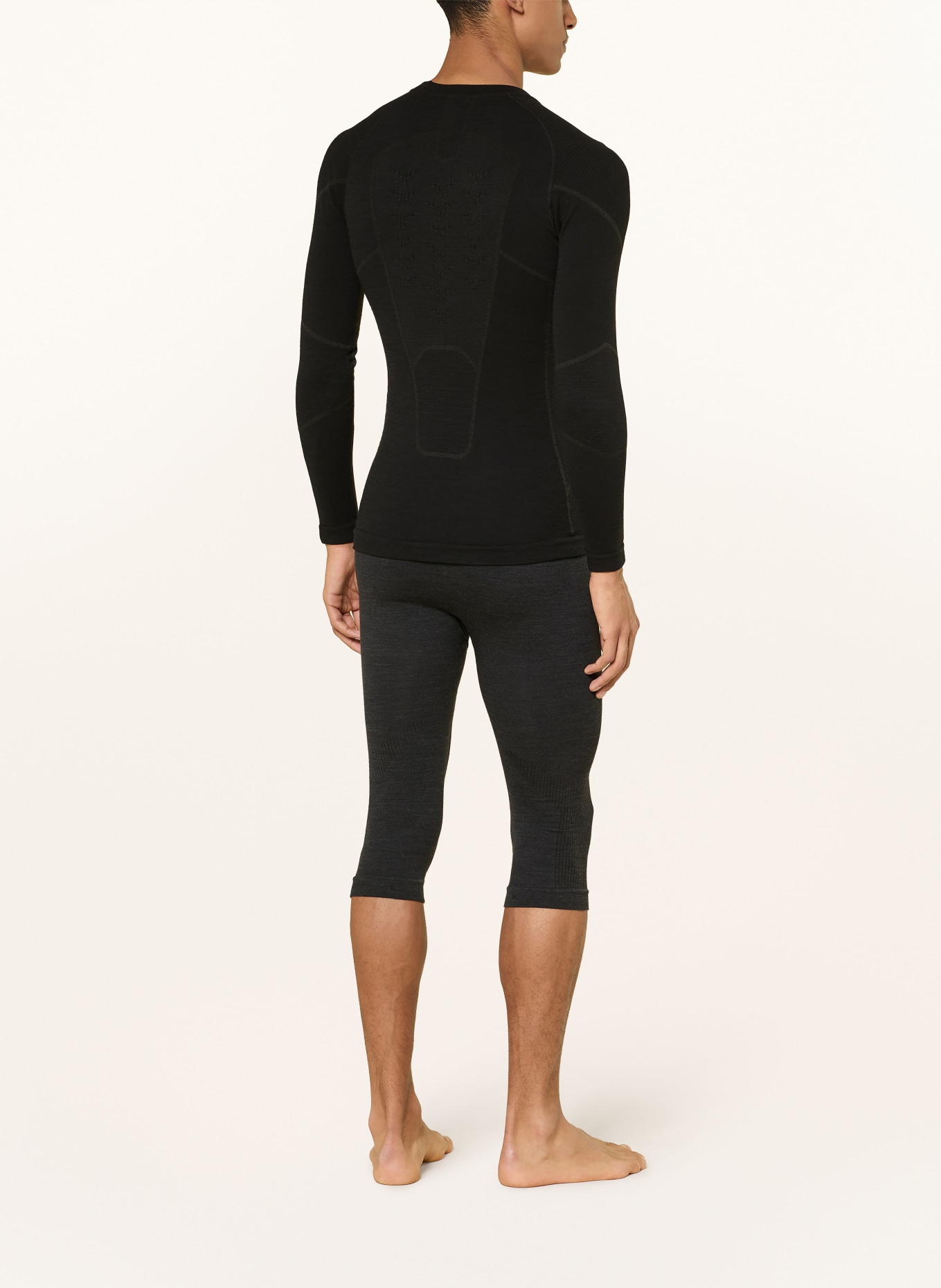 FALKE Funktionswäsche-Hose WOOL-TECH mit verkürzter Beinlänge: SCHWARZ