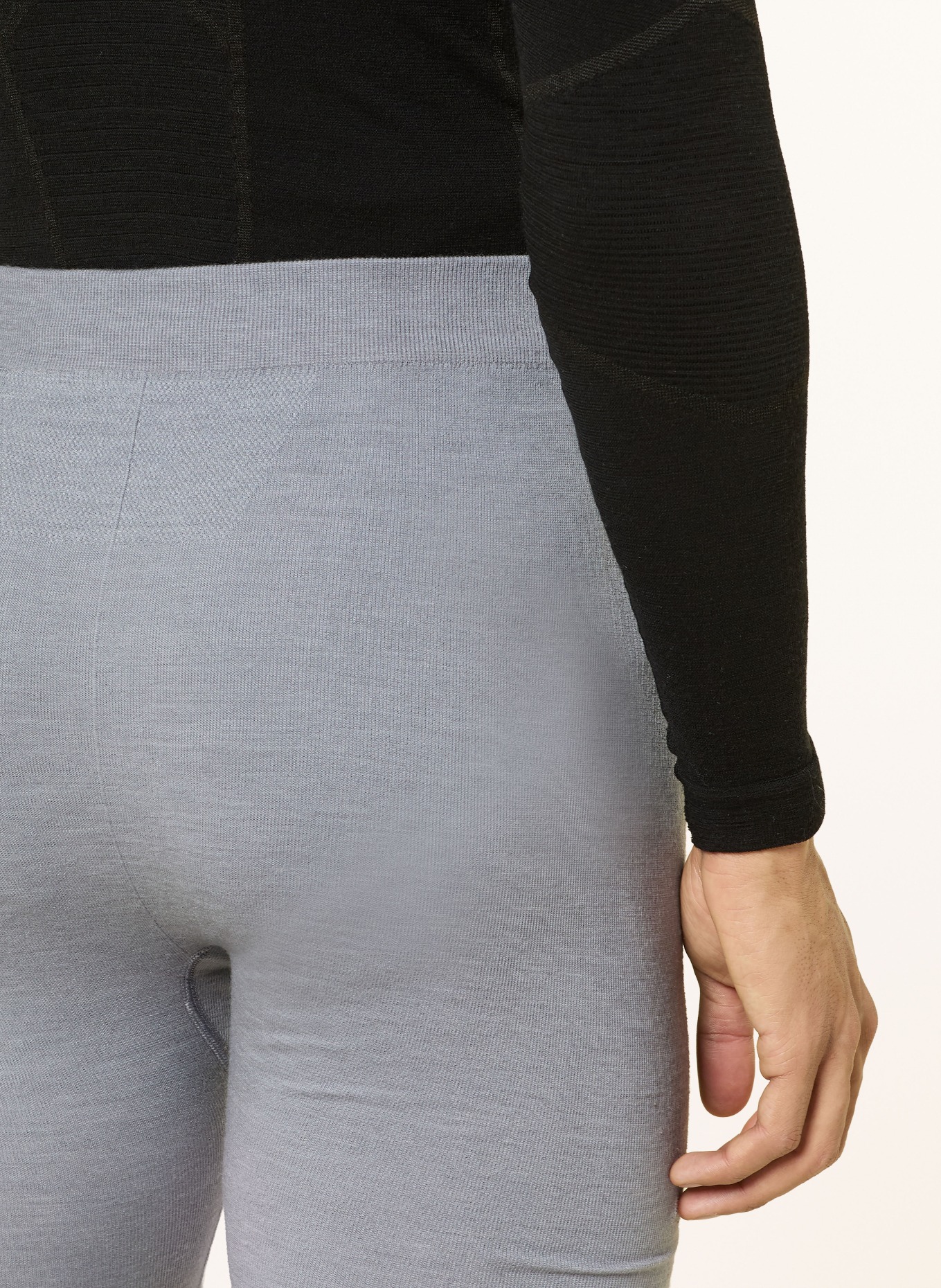 FALKE Funktionswäsche-Hose WOOL-TECH mit verkürzter Beinlänge: GRAU