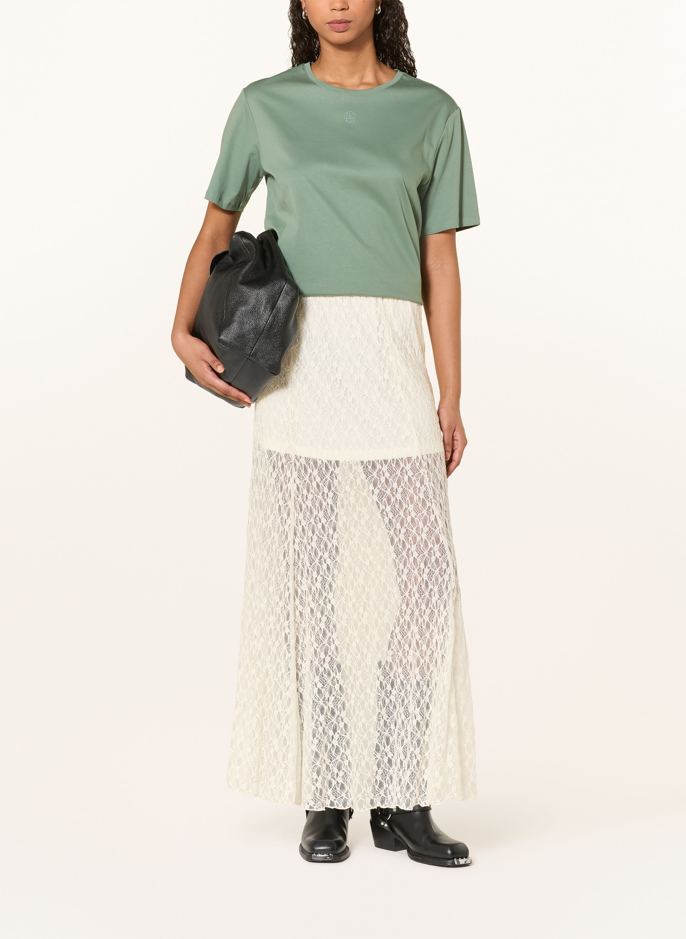 MSCH COPENHAGEN T-shirt MSCHMELEA: ZIELONY