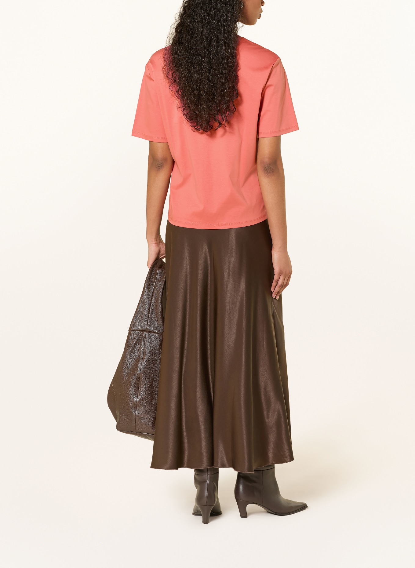 MSCH COPENHAGEN T-shirt MSCHMELEA: JASNOCZERWONY