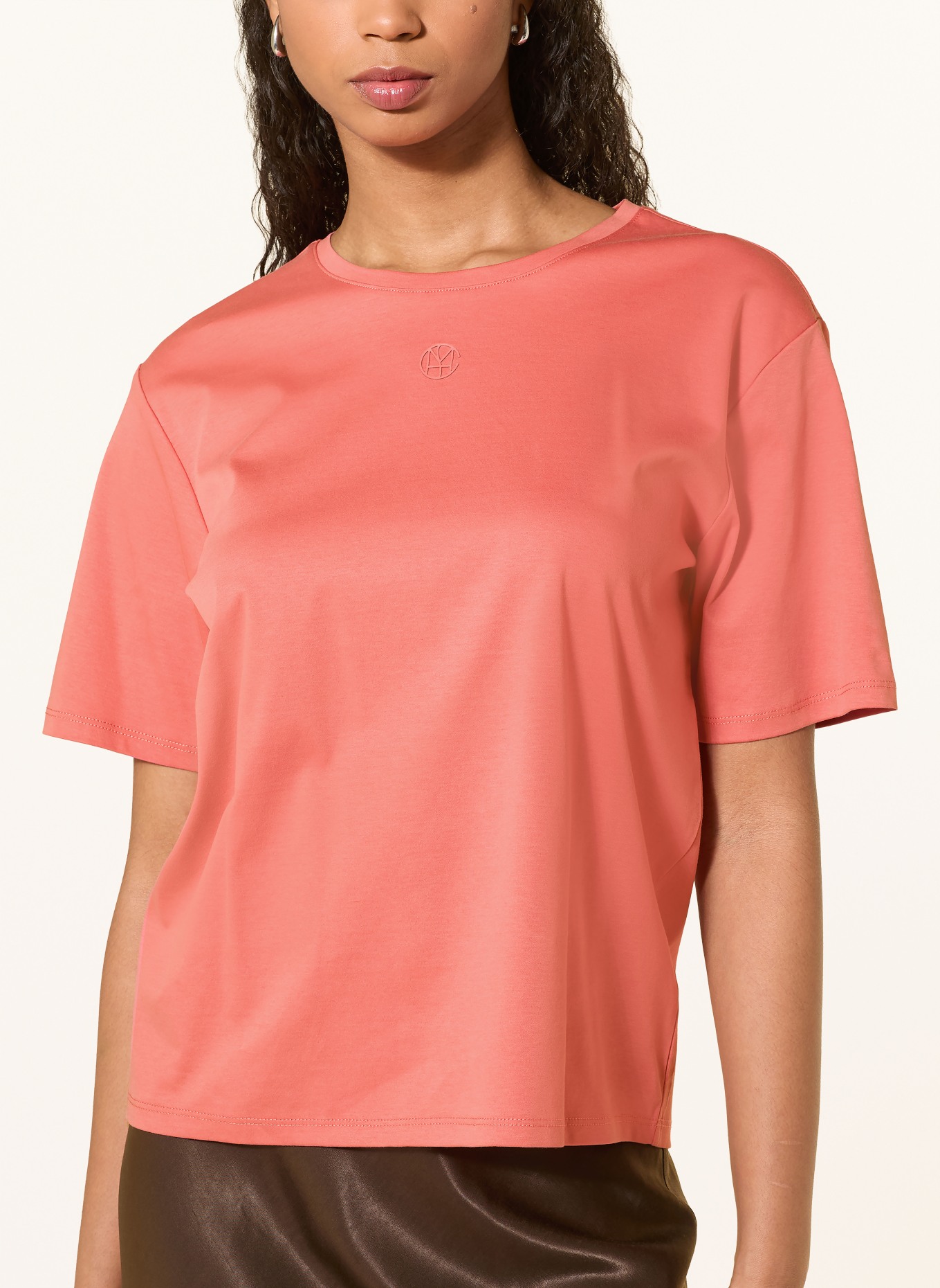 MSCH COPENHAGEN T-shirt MSCHMELEA: JASNOCZERWONY