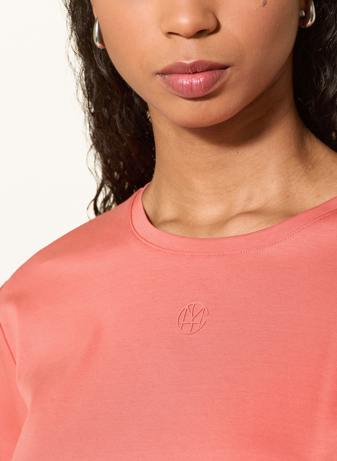 MSCH COPENHAGEN T-shirt MSCHMELEA: JASNOCZERWONY