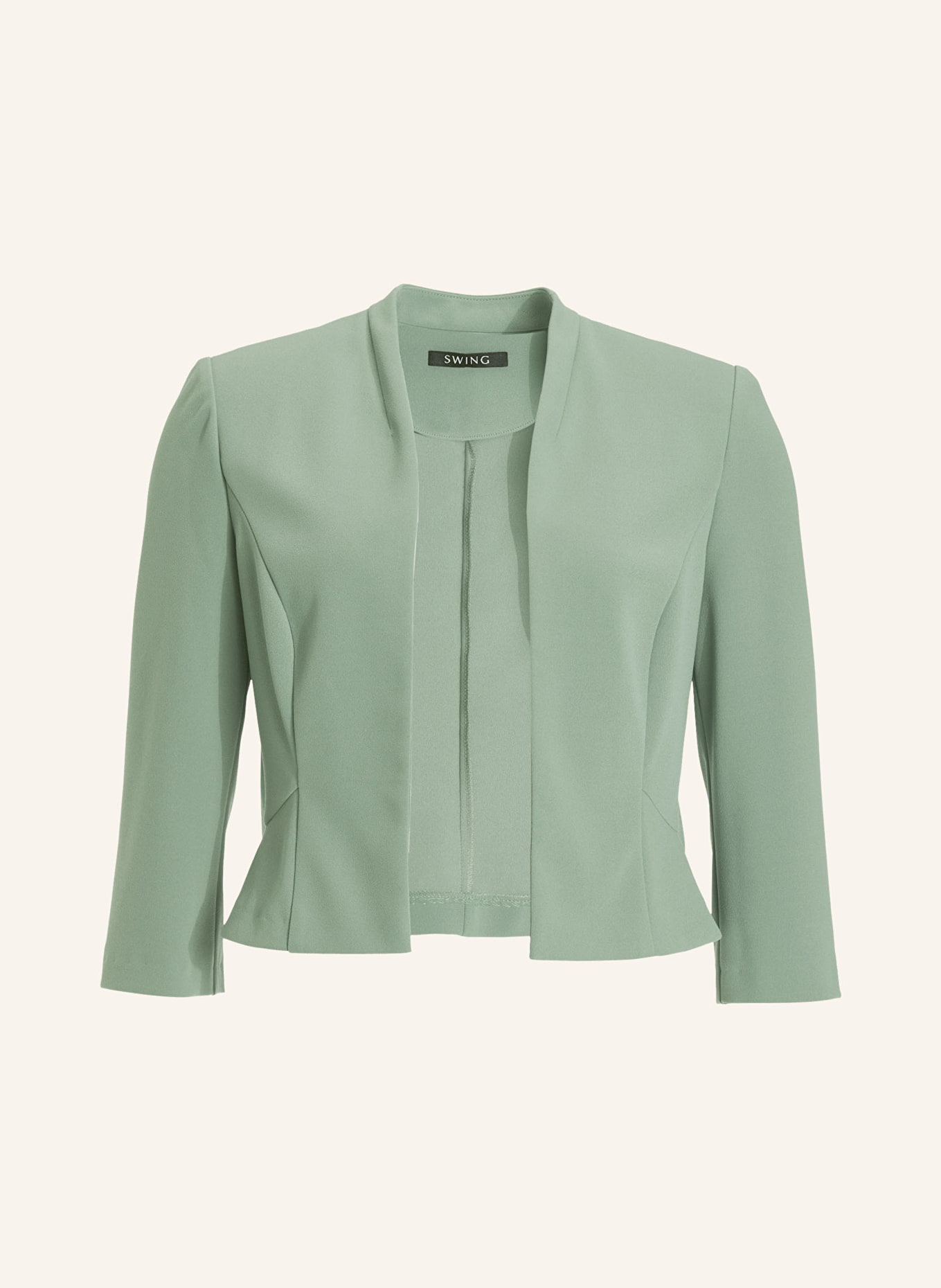 SWING Bolero with 3/4 sleeves: LIGHT GREEN