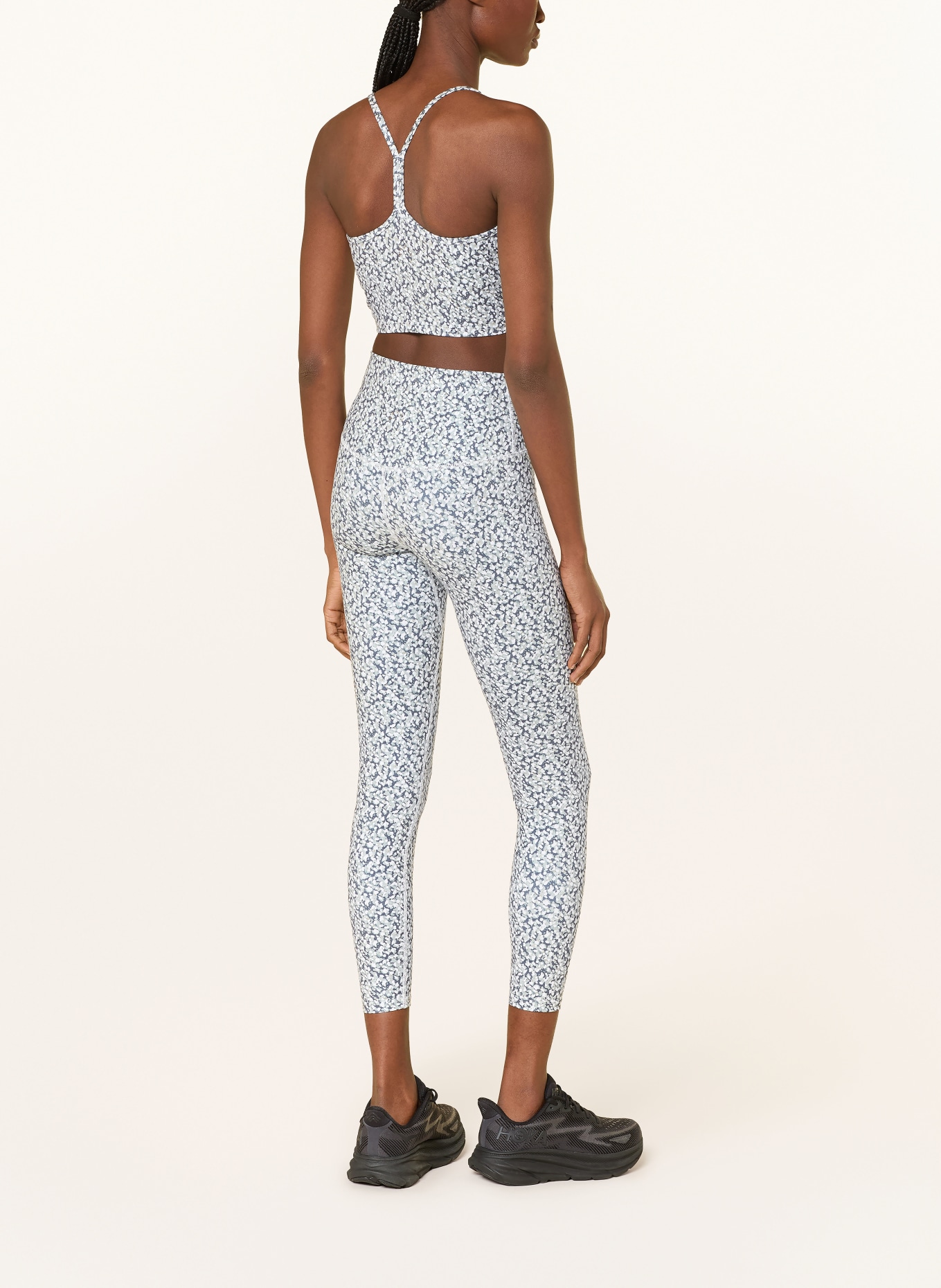 VARLEY Legíny FREESOFT™️ HIGH RISE: BÍLÁ / SVĚTLE ŠEDÁ / TMAVĚ ŠEDÁ