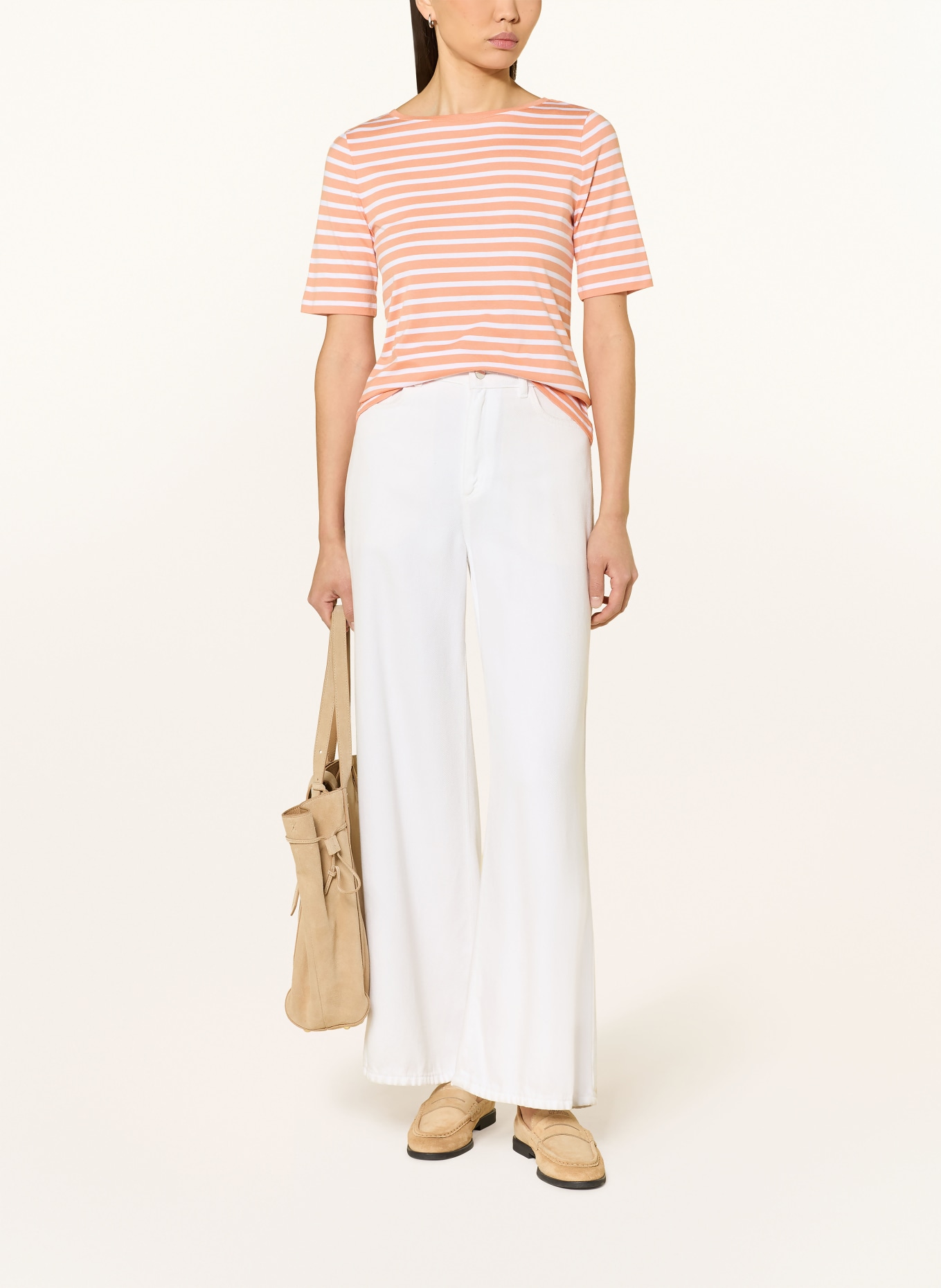 MAERZ MUENCHEN Tričko: LOSOSOVÁ / BÍLÁ