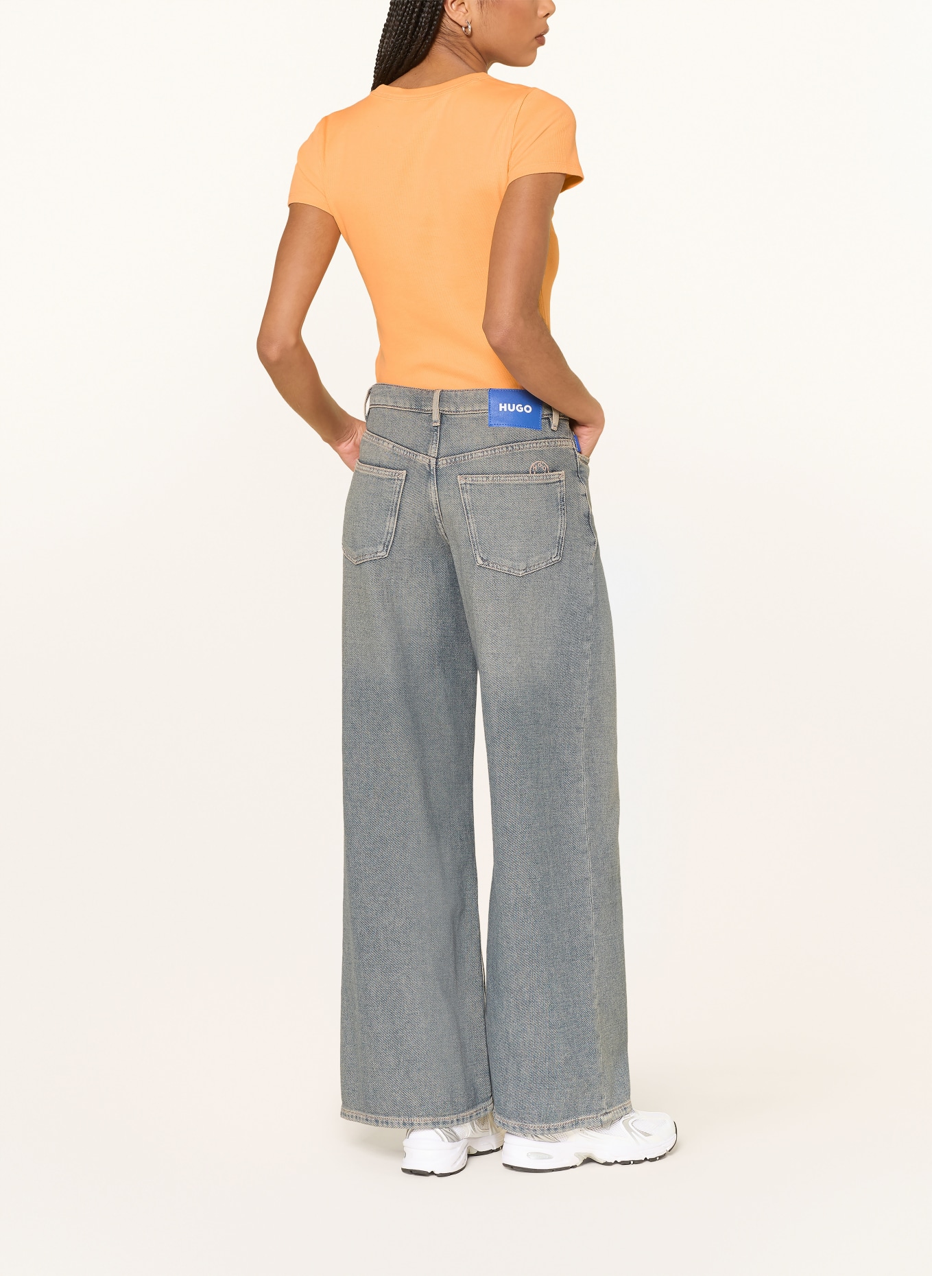 HUGO Tričko: ORANŽOVÁ