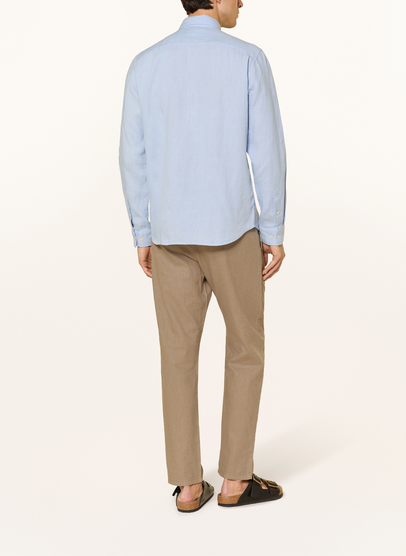 Marc O'Polo Leinenhemd Regular Fit: HELLBLAU