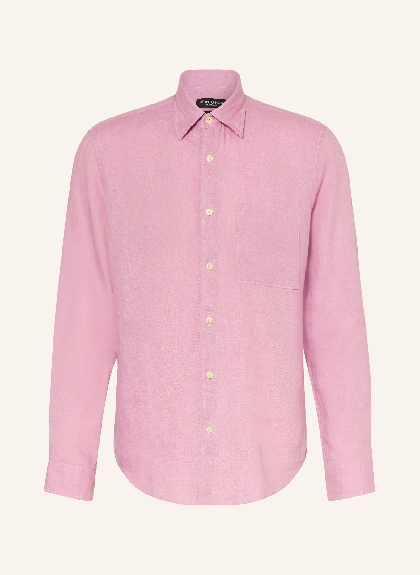 Marc O'Polo Leinenhemd Regular Fit: LILA