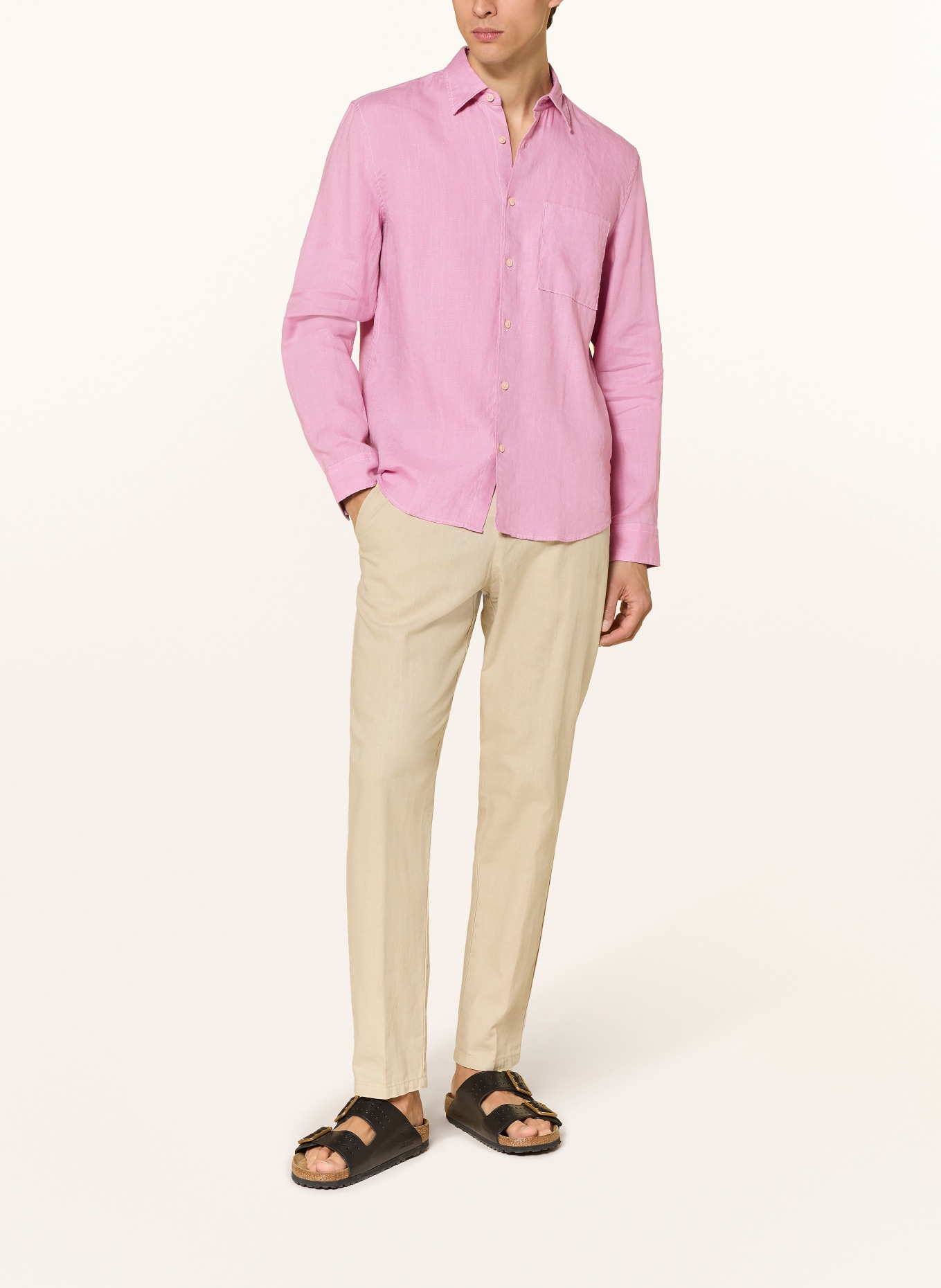 Marc O'Polo Leinenhemd Regular Fit: LILA