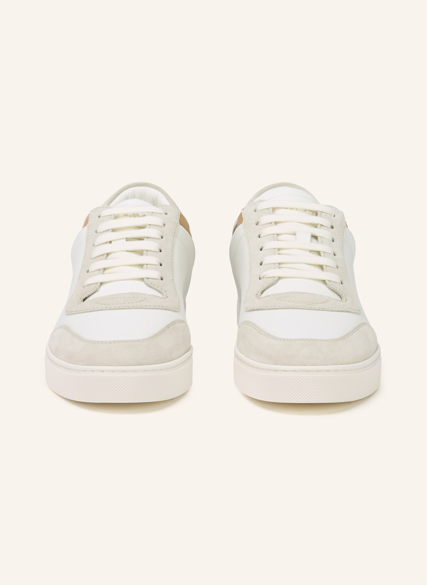 BURBERRY Sneaker STEVIE: WEISS / BEIGE / CREME