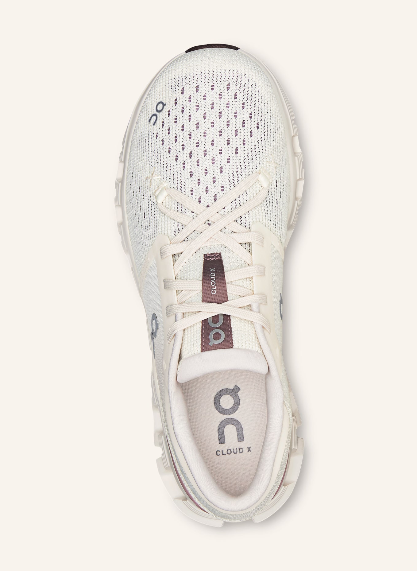 On Buty treningowe CLOUD X4: ECRU / BEŻOWY